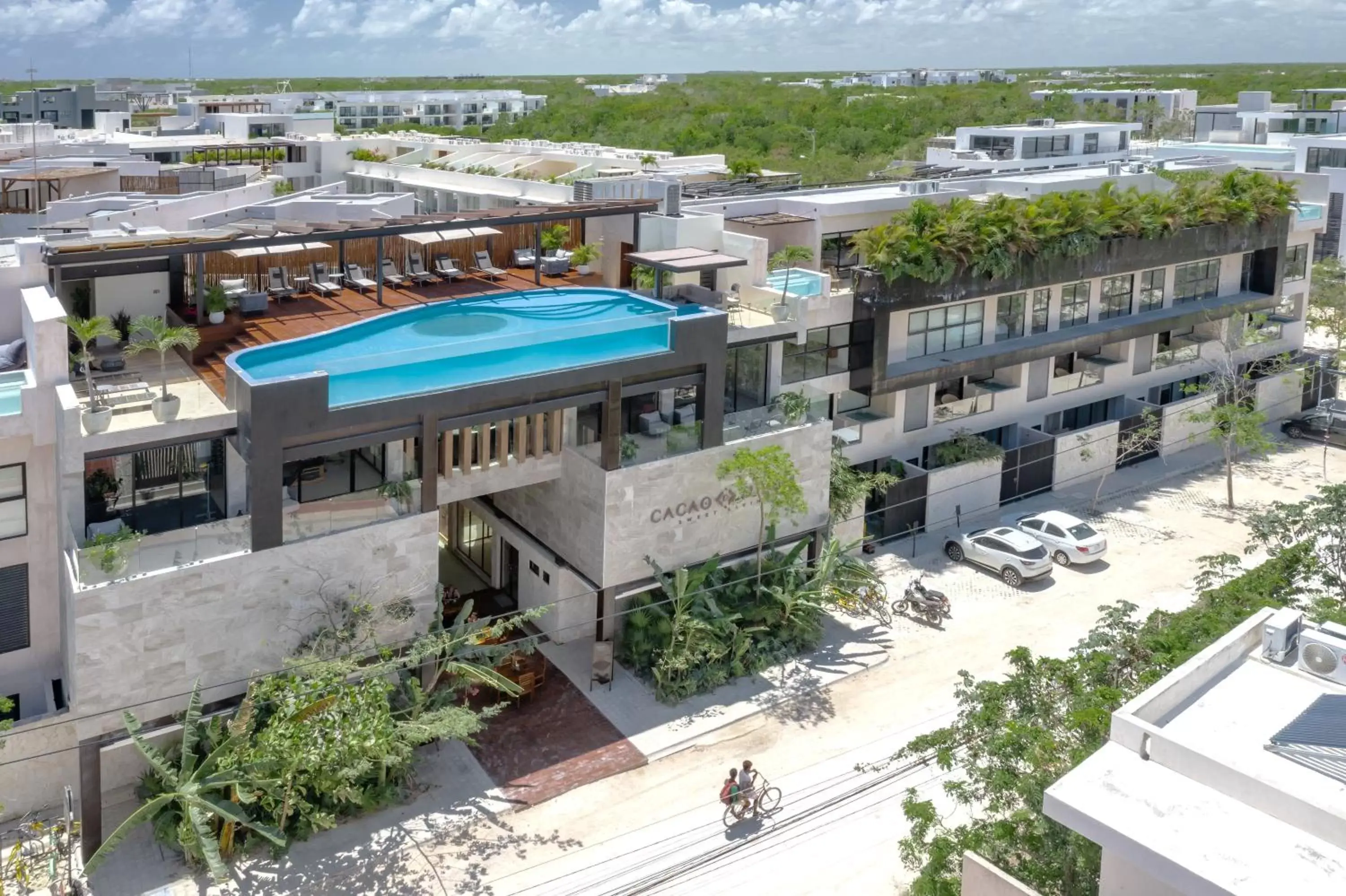 Property building, Pool View in Cacao Tulum -Luxury Condos-