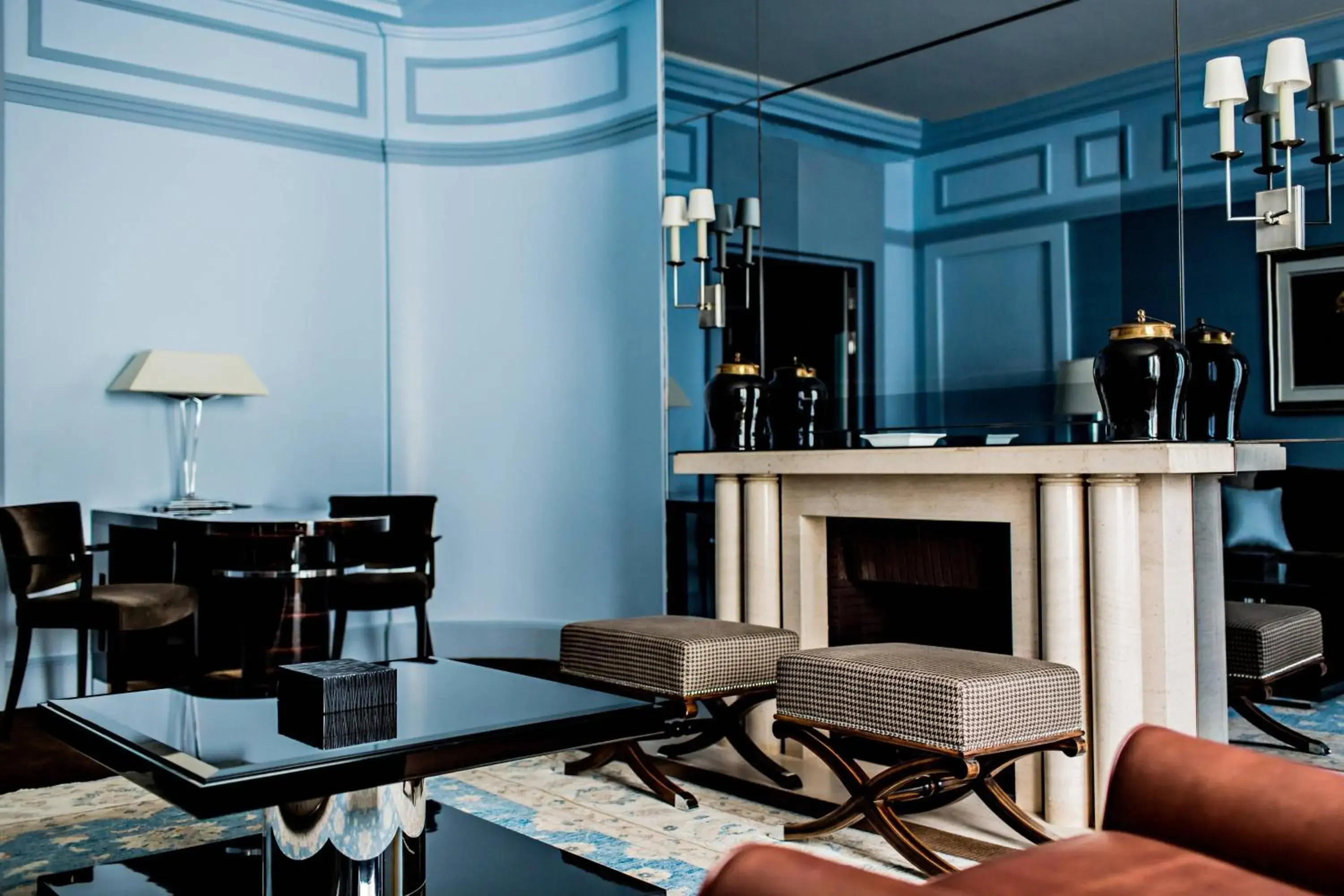 Living room in Prince de Galles, a Luxury Collection hotel, Paris