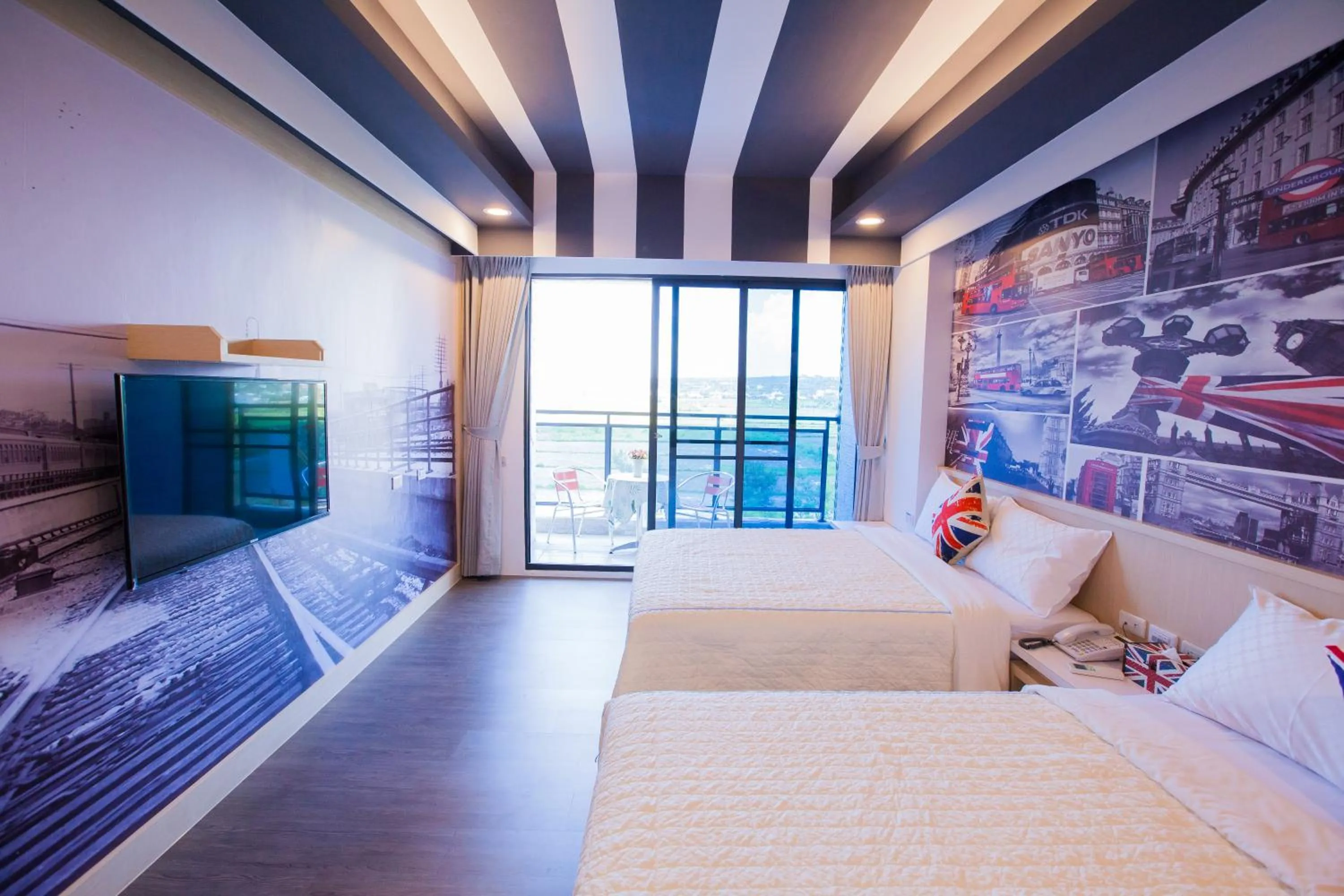 Photo of the whole room, Bed in Song Ping Resort松平渡假會館