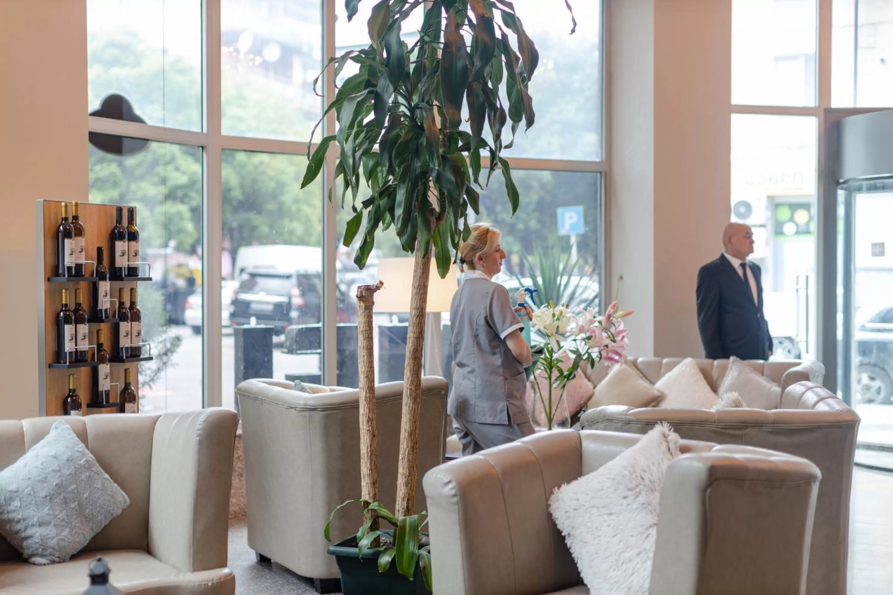 Lobby or reception in Hotel Aisi