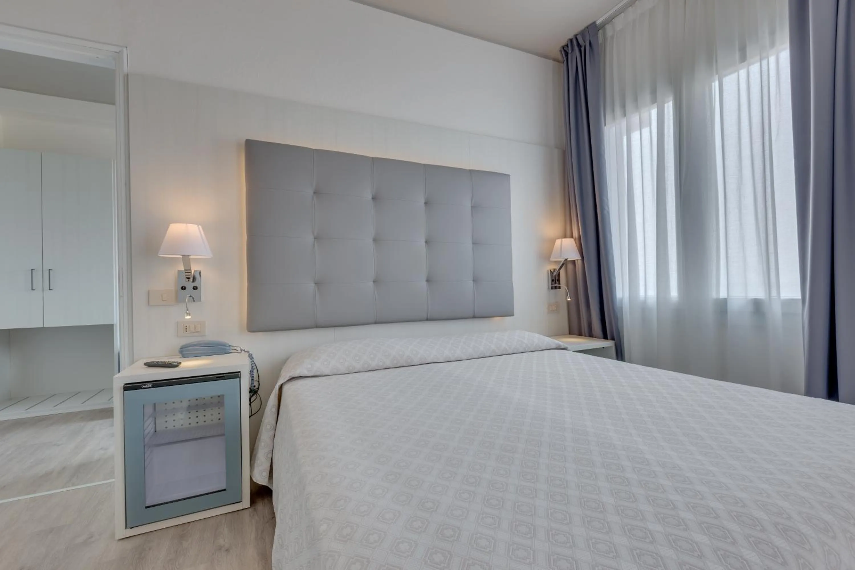 Bed in Hotel Austria