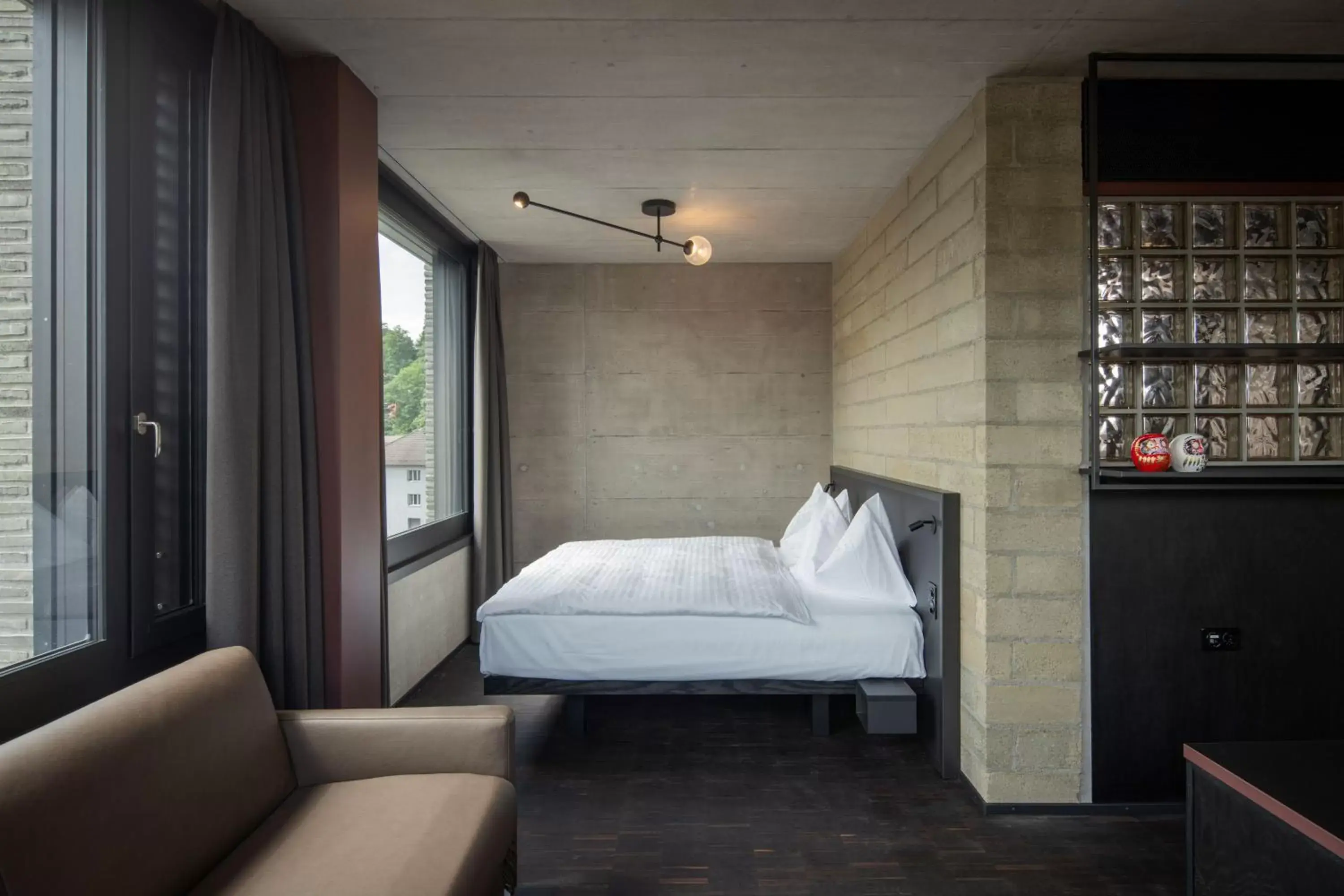 Bed in Tailormade Hotel LEO St Gallen