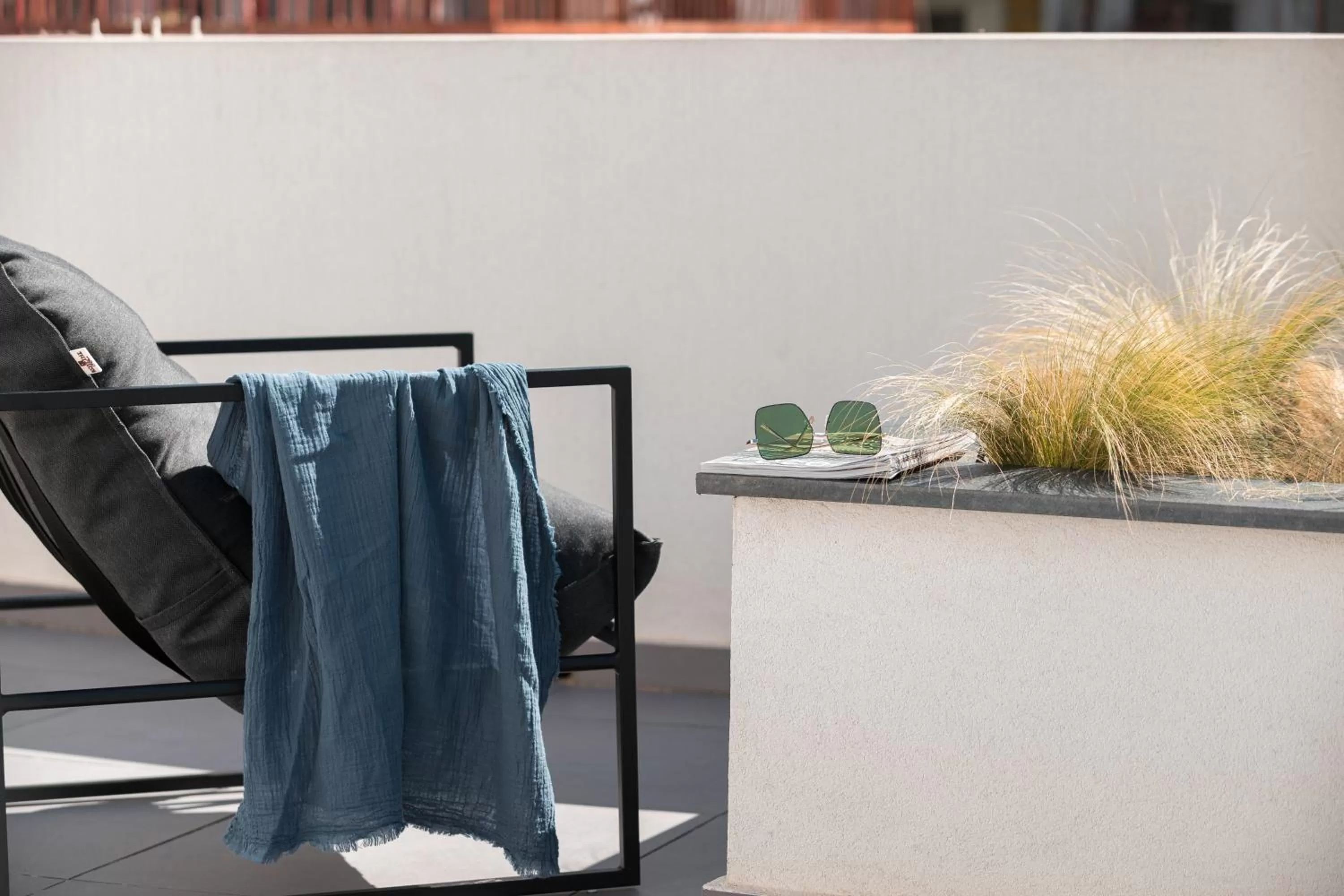 Patio in 11 Enteka Acropolis Suites