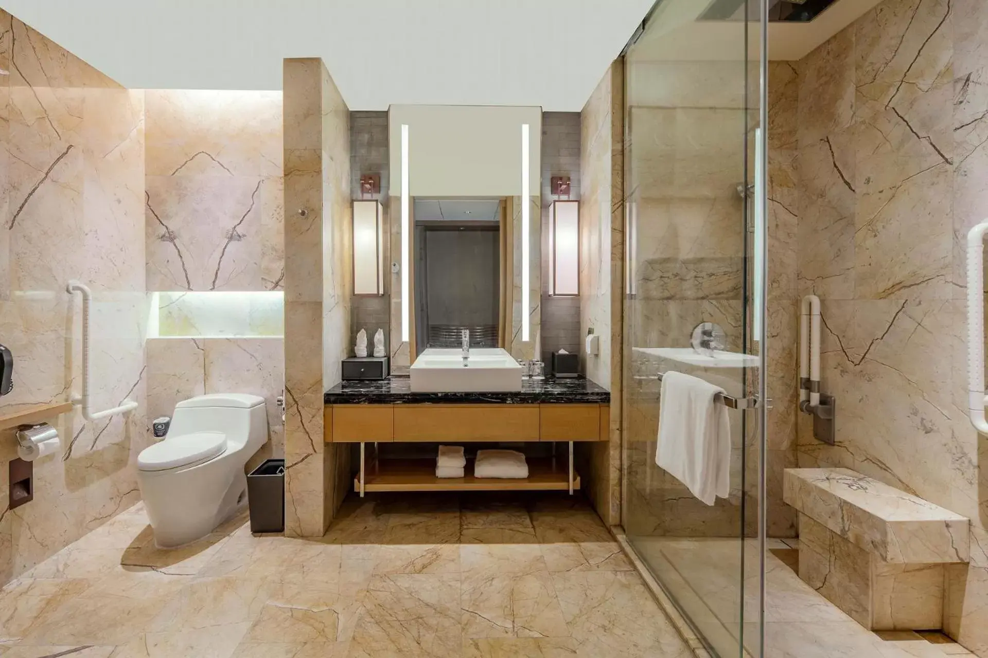 Toilet, Bathroom in Haikou Marriott Hotel