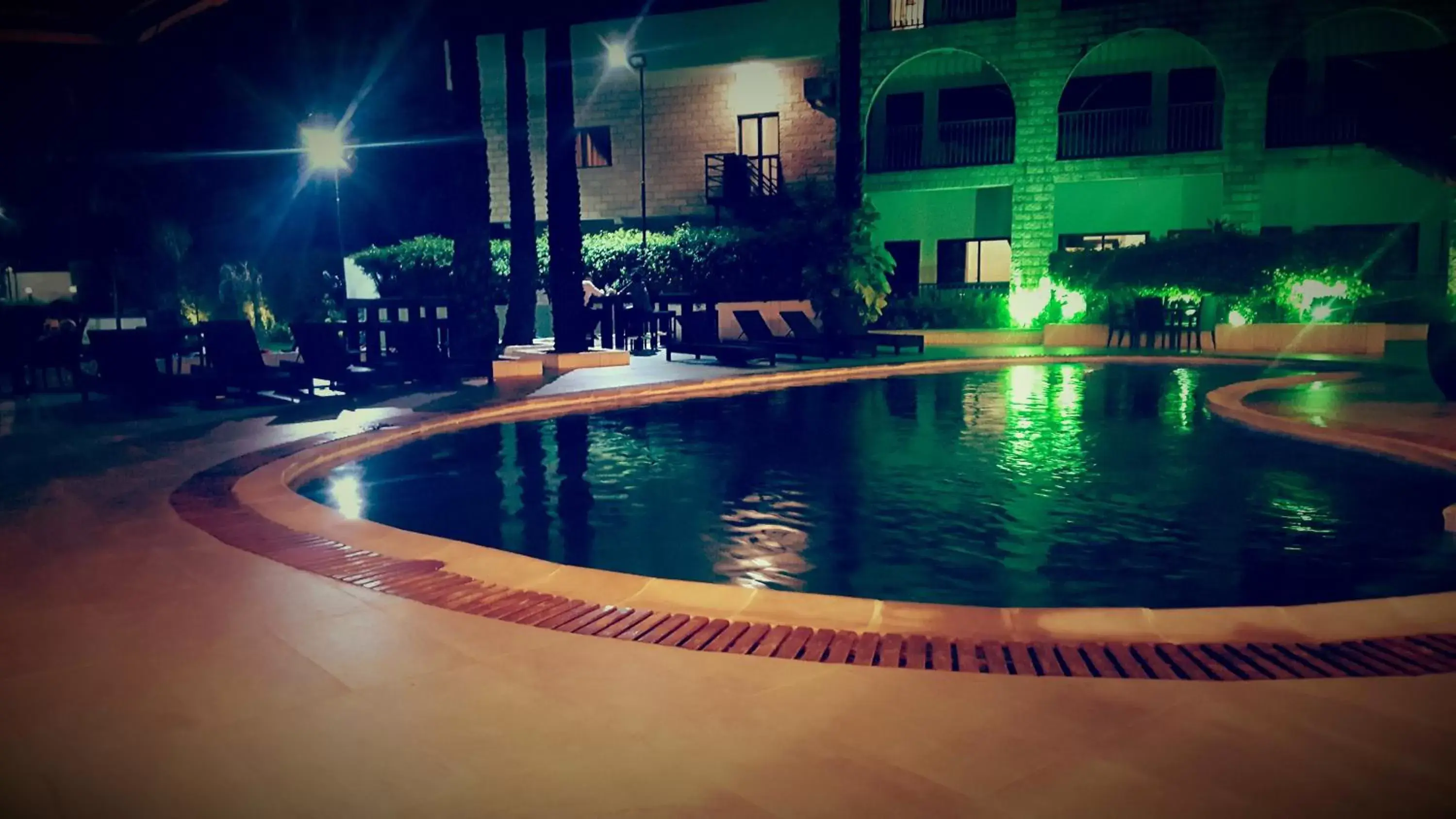 Property building, Swimming Pool in Riviera Taouyah Hotel