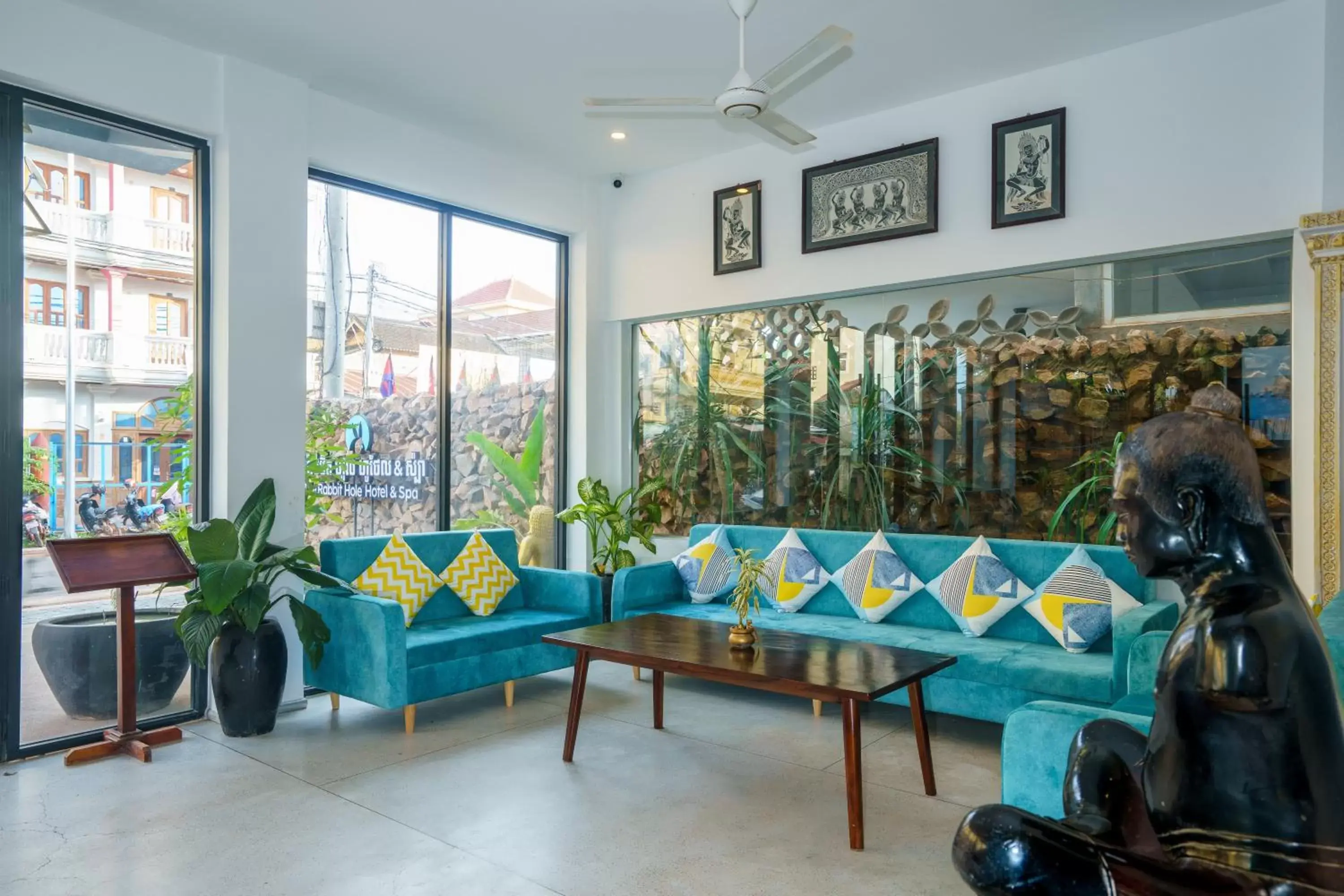 Lounge or bar in The Rabbit Hole Hotel & SPA Lounge or bar in The Rabbit Hole Hotel & SPA