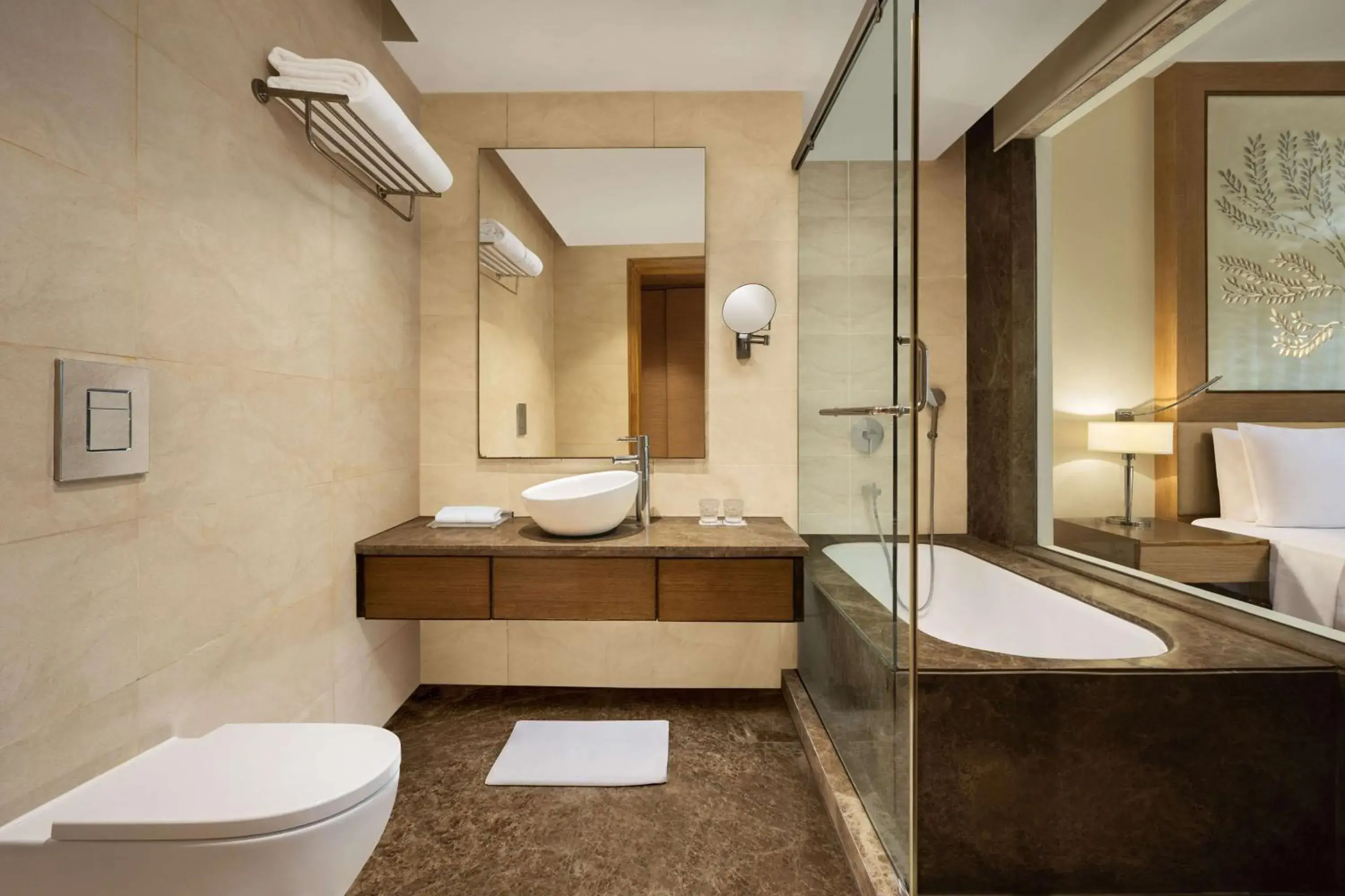 Bathroom in Radisson Blu Hotel New Delhi Dwarka