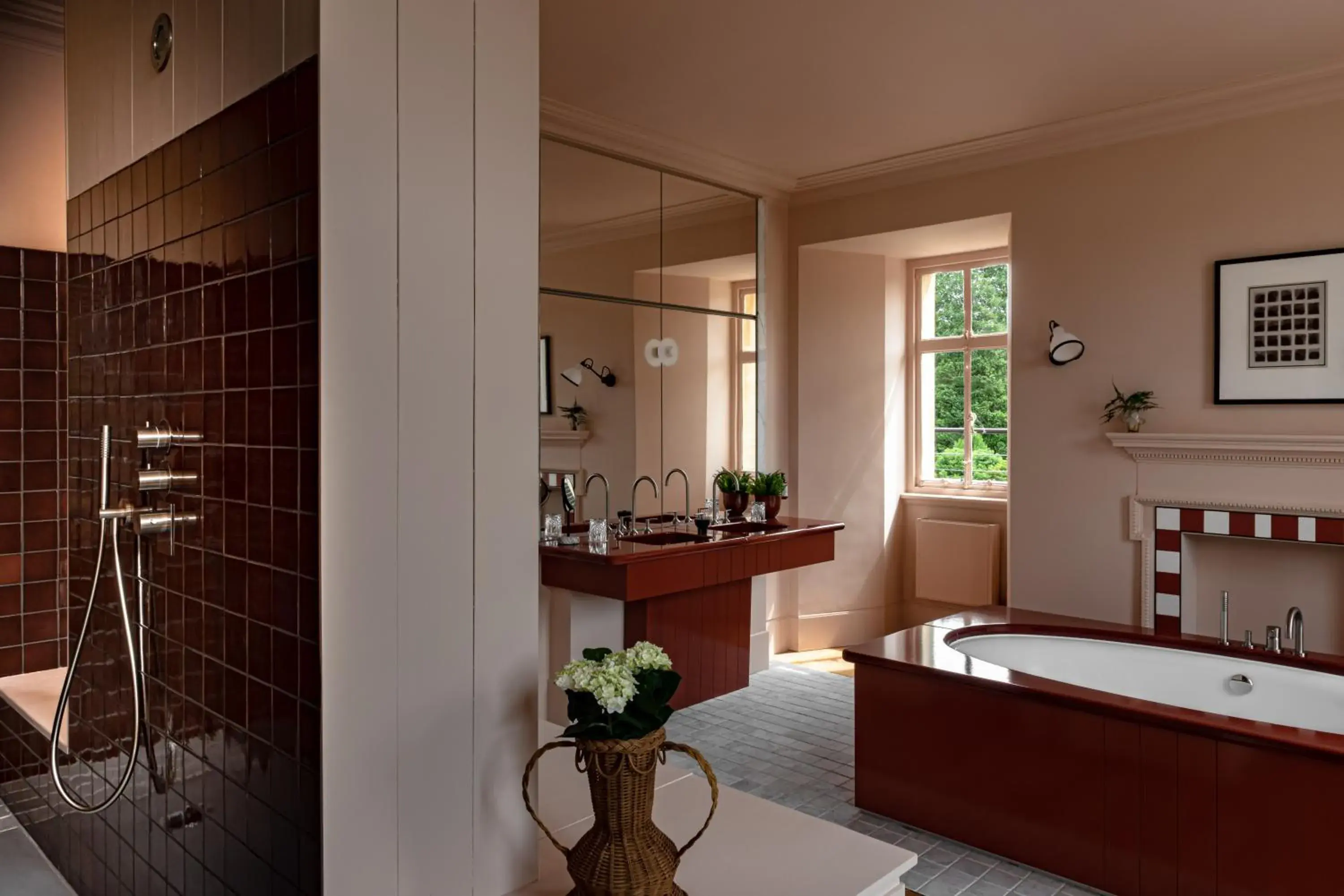 Bathroom in Cowley Manor Hotel