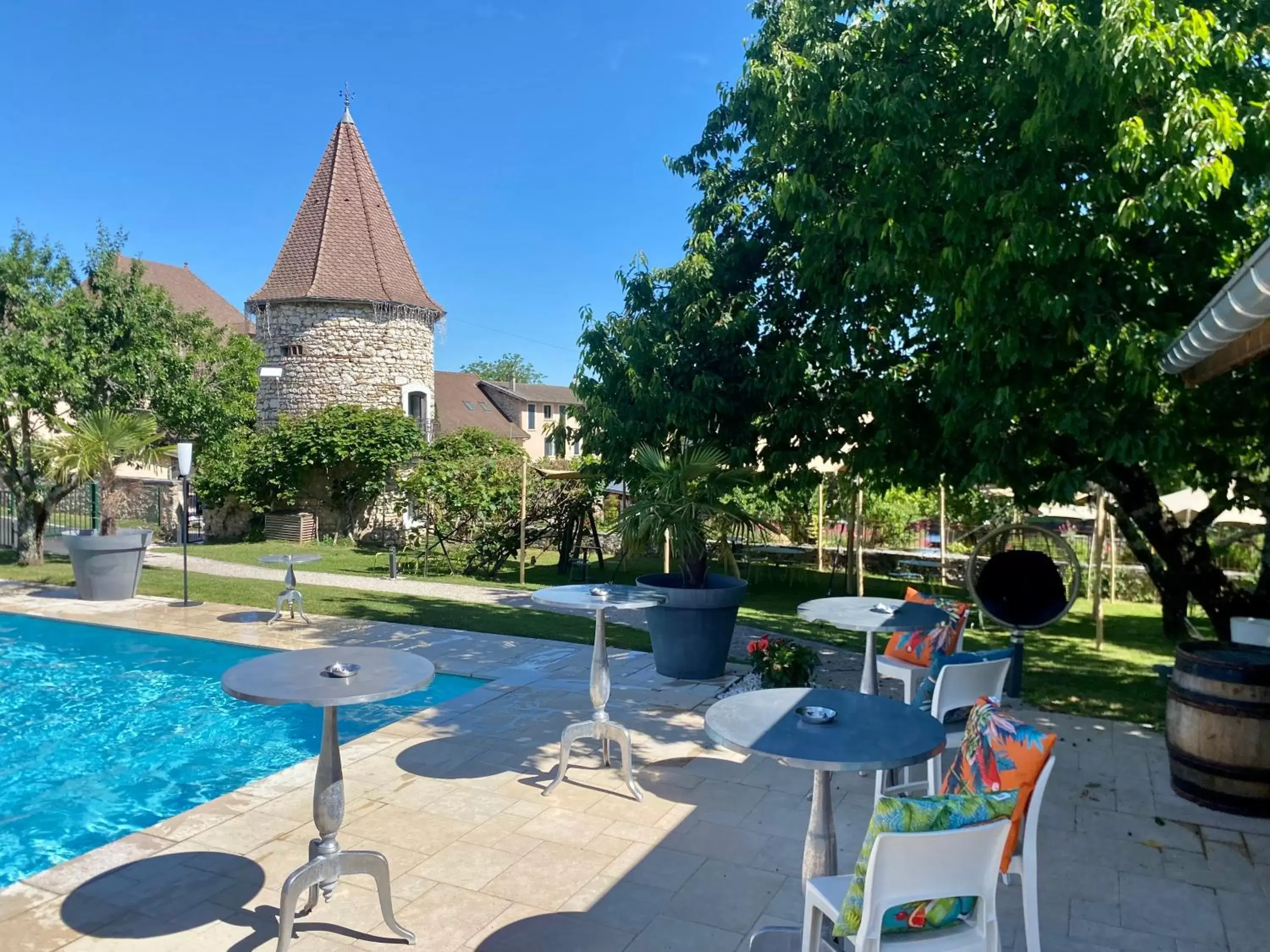 Garden, Swimming Pool in Les Villas du Domaine de Suzel