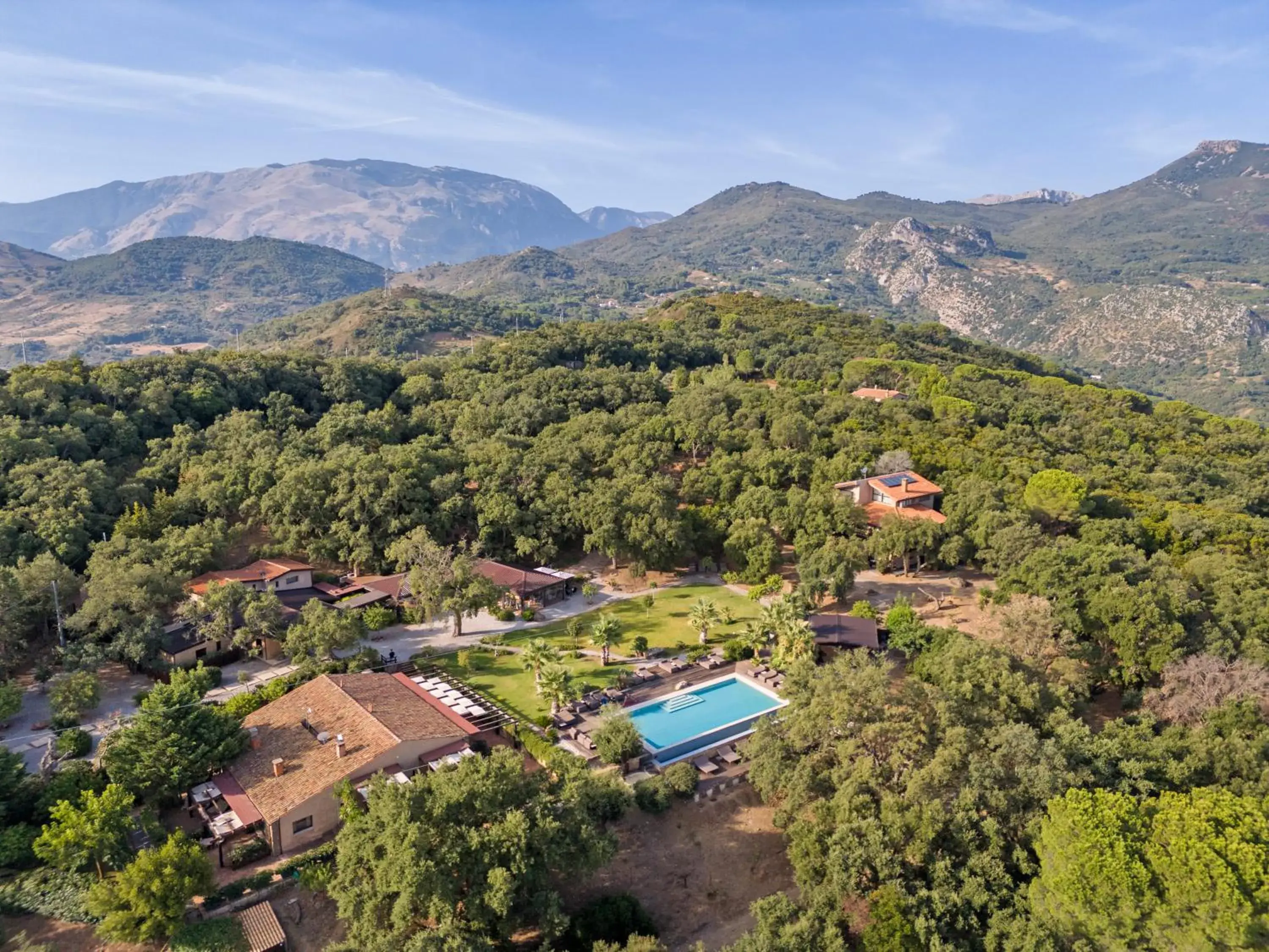 Swimming pool, Bird's-eye View in Vallegrande Nature Resort by Geocharme