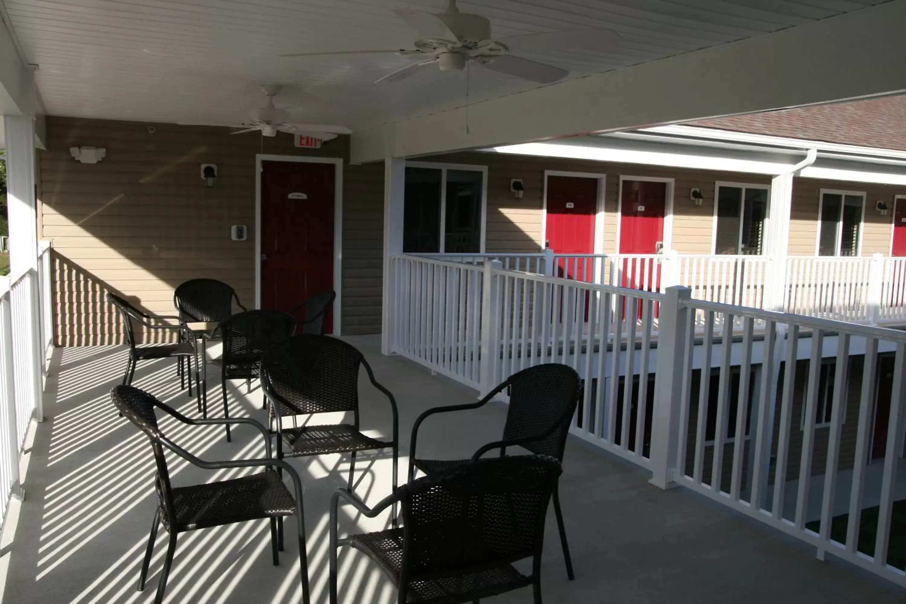 Balcony/Terrace in Affordable Suites of America Stafford Quantico