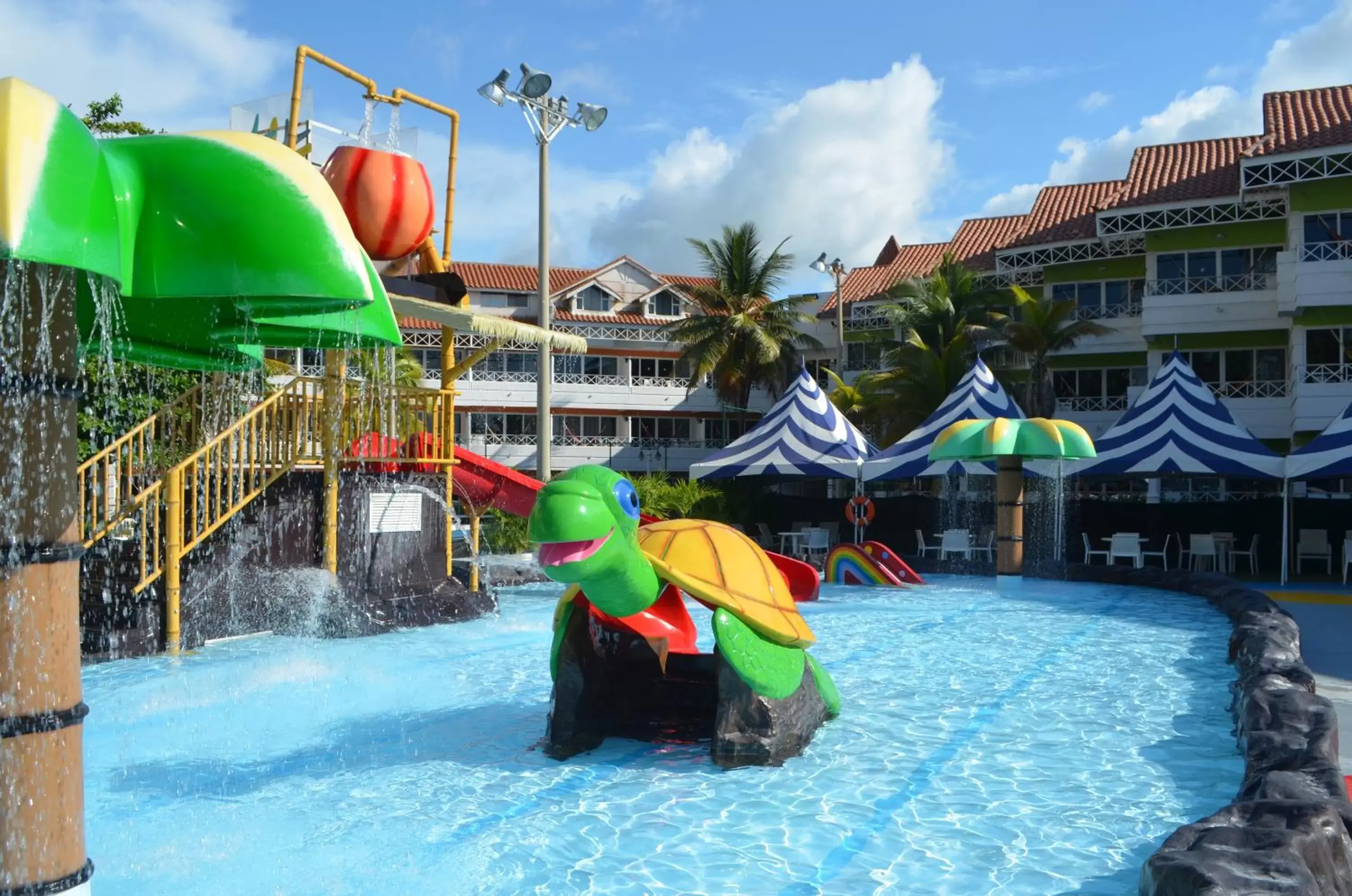 Children play ground, Water Park in Hotel Las Americas Casa de Playa