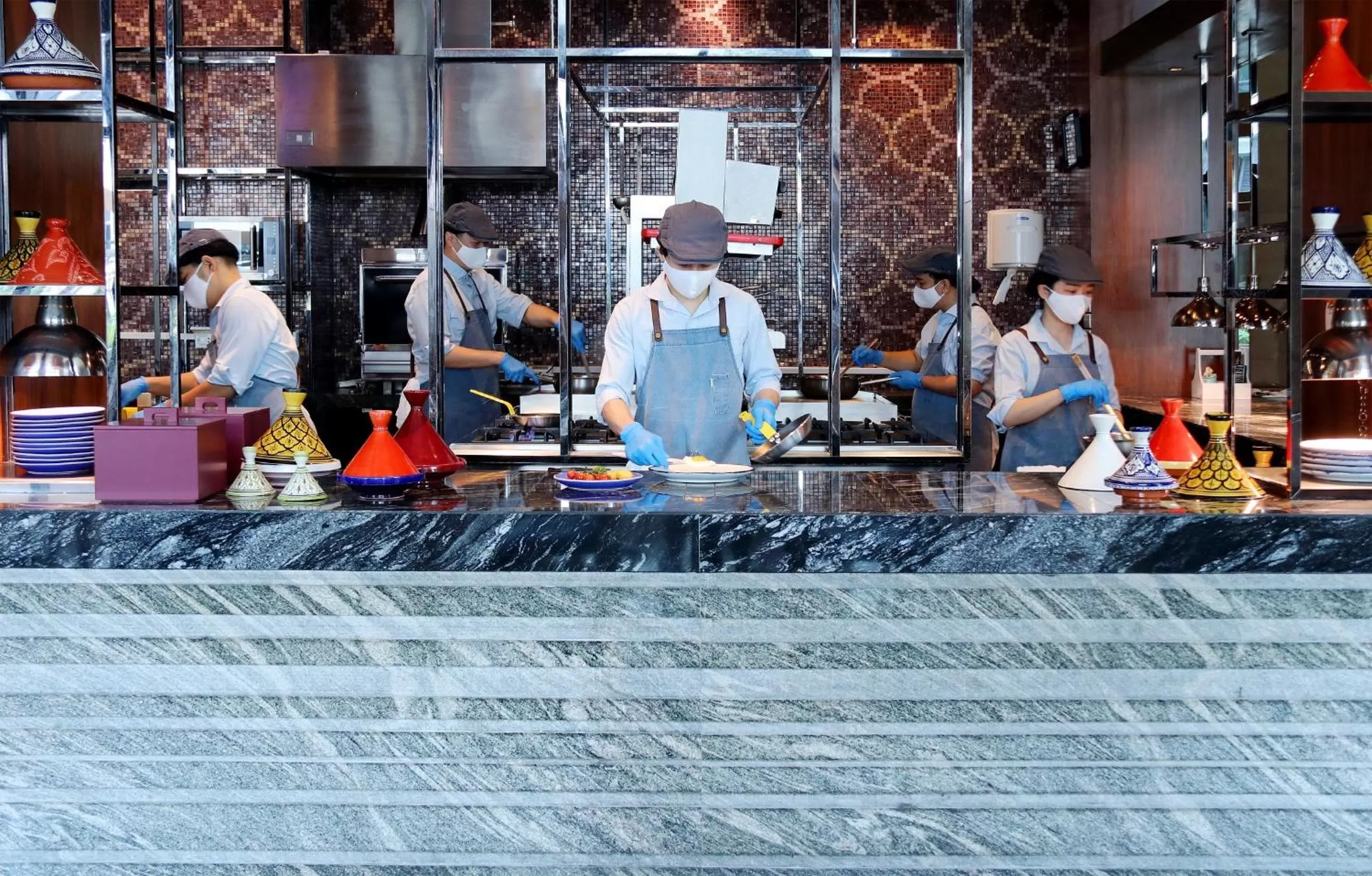 Staff in Siam Kempinski Hotel Bangkok