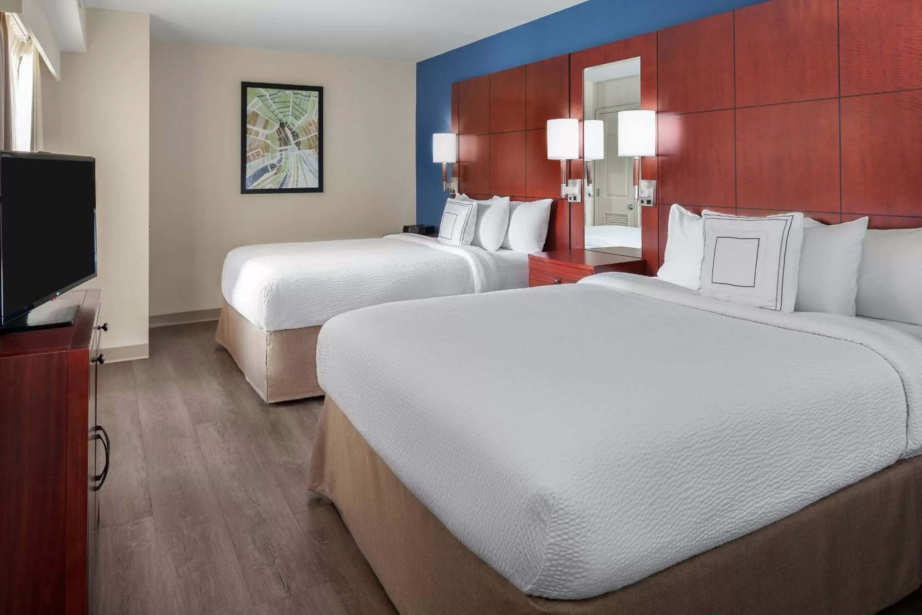 Bedroom, Bed in Residence Inn by Marriott Houston Katy Mills