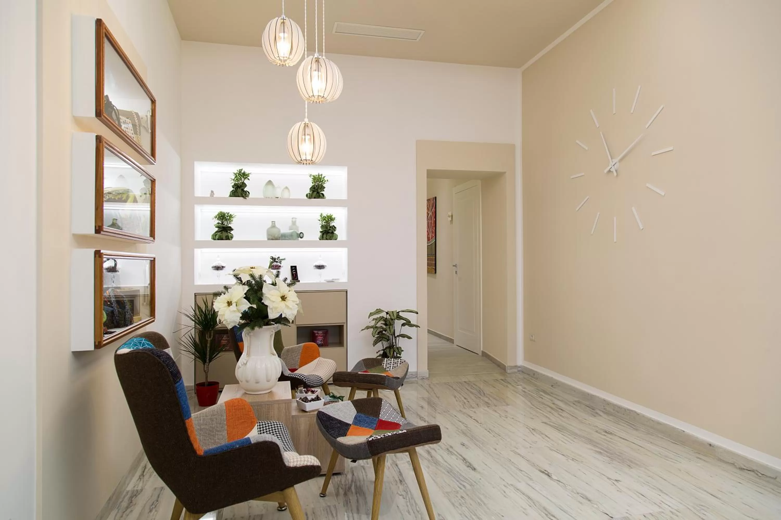 Lobby or reception in The Five Rooms Napoli