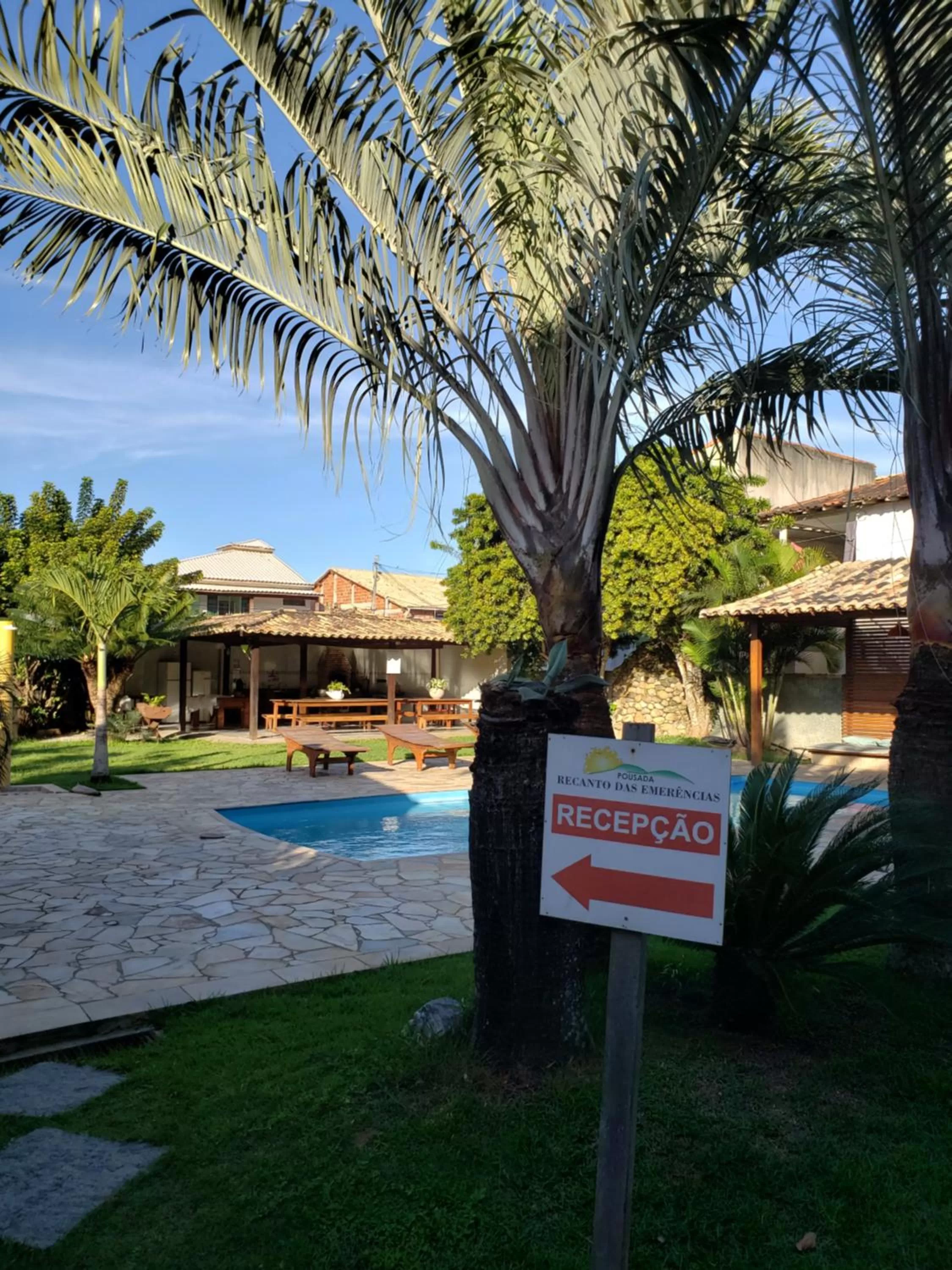 Swimming Pool in Pousada Recanto Das Emerências