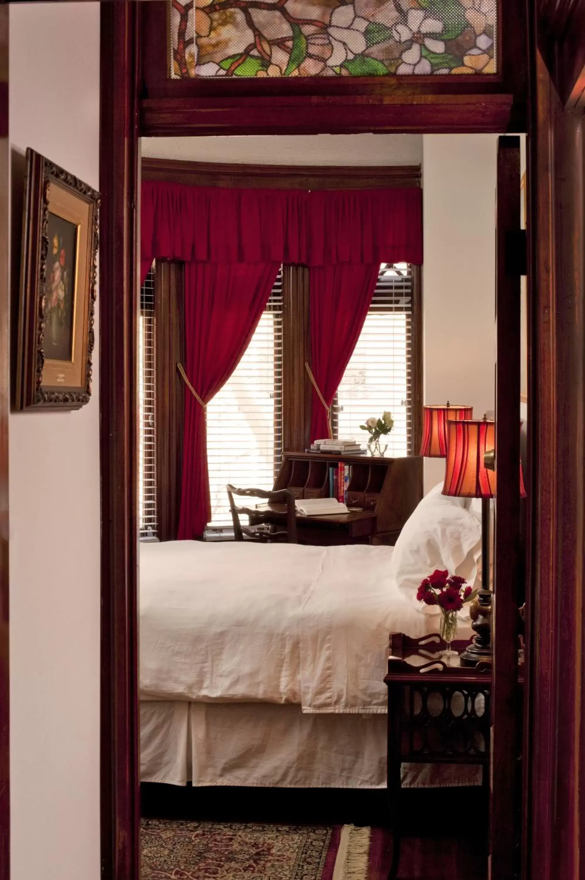 Bedroom, Bed in American Guest House, a Washington DC Bed and Breakfast Bedroom, Bed in American Guest House, a Washington DC Bed and Breakfast