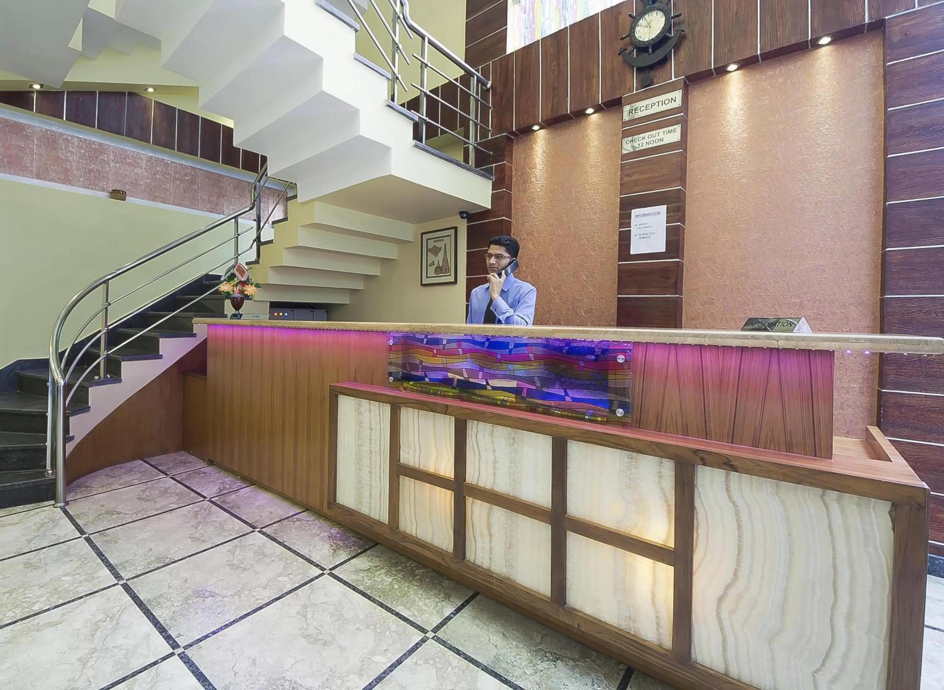 Lobby or reception in Hotel Heritage Inn at Assi Ghat