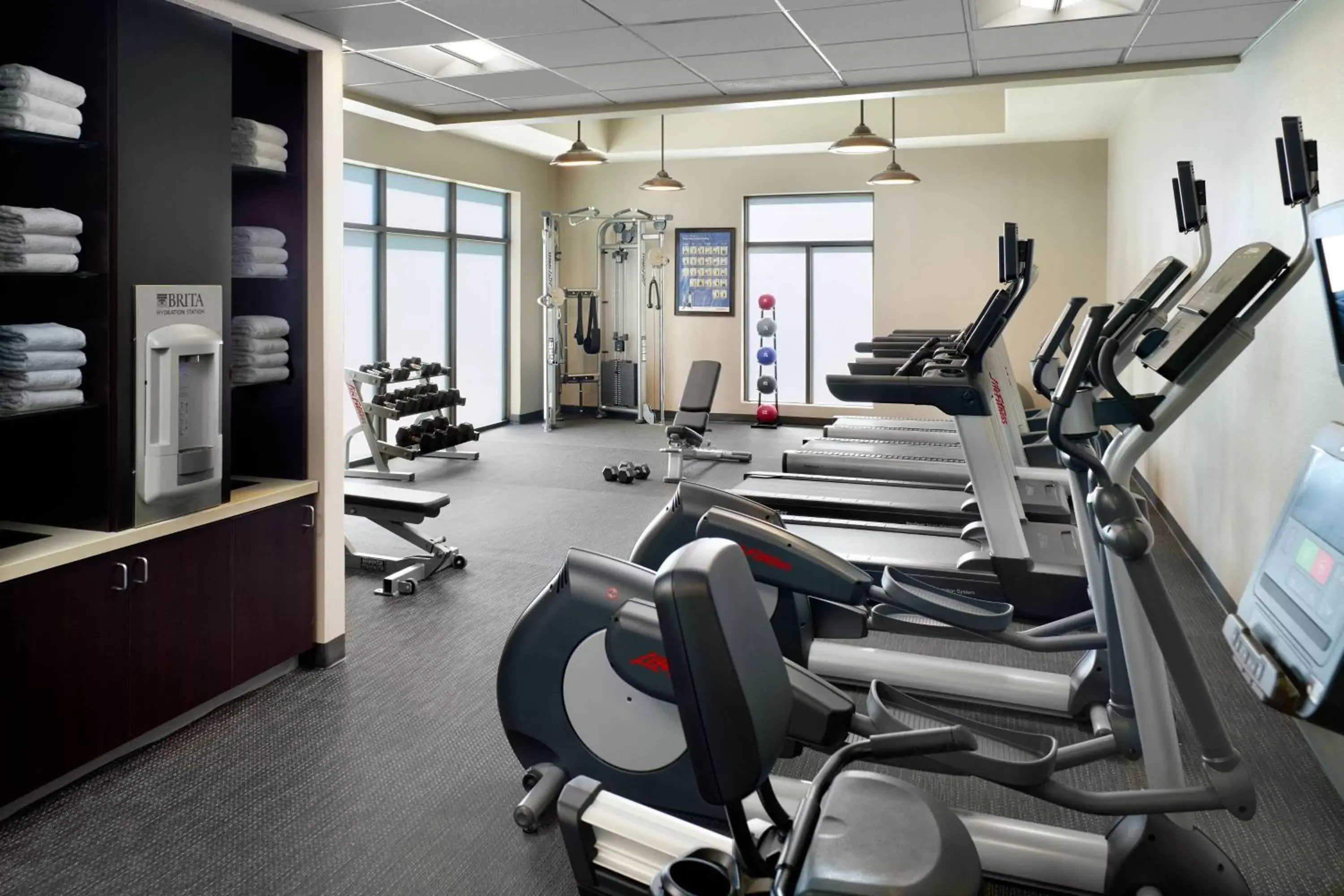 Fitness centre/facilities, Fitness Center/Facilities in Courtyard by Marriott Macon