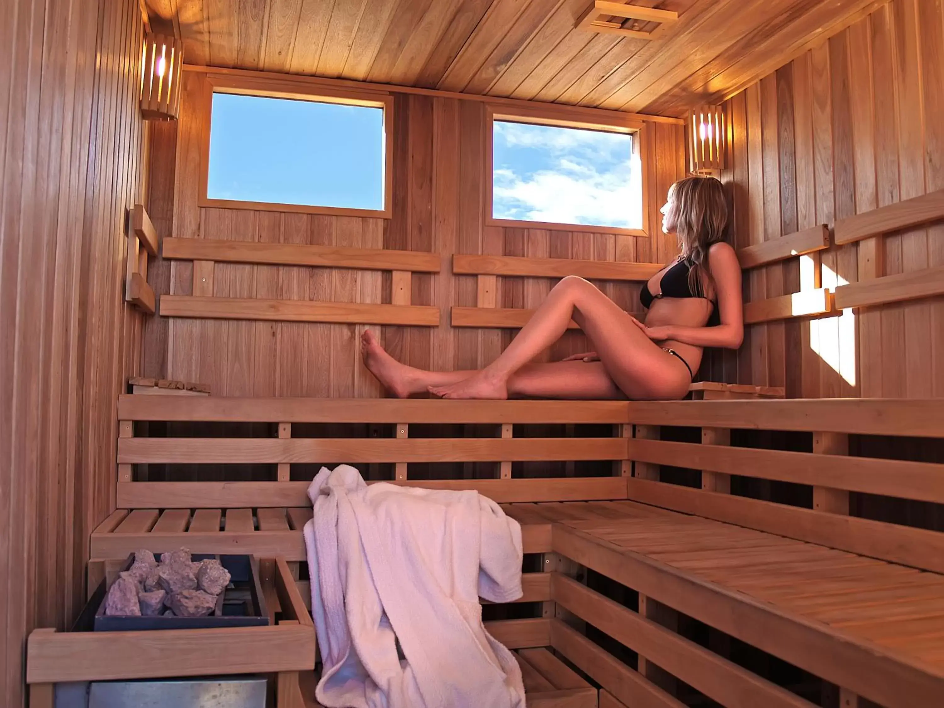 Sauna in Villaggio Hotel Boutique