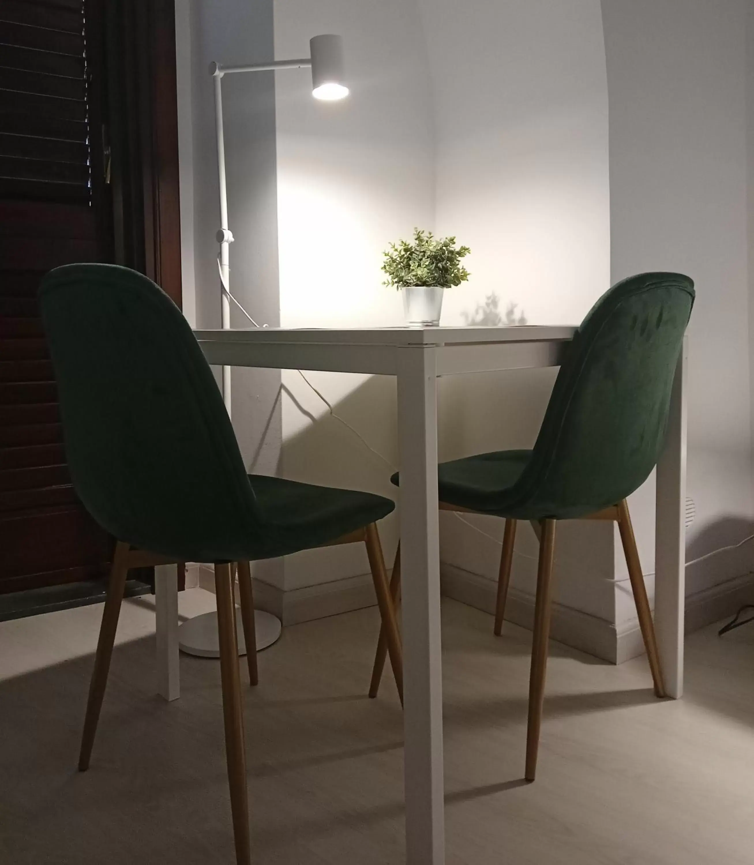 Seating area in Narciso boutique apartment