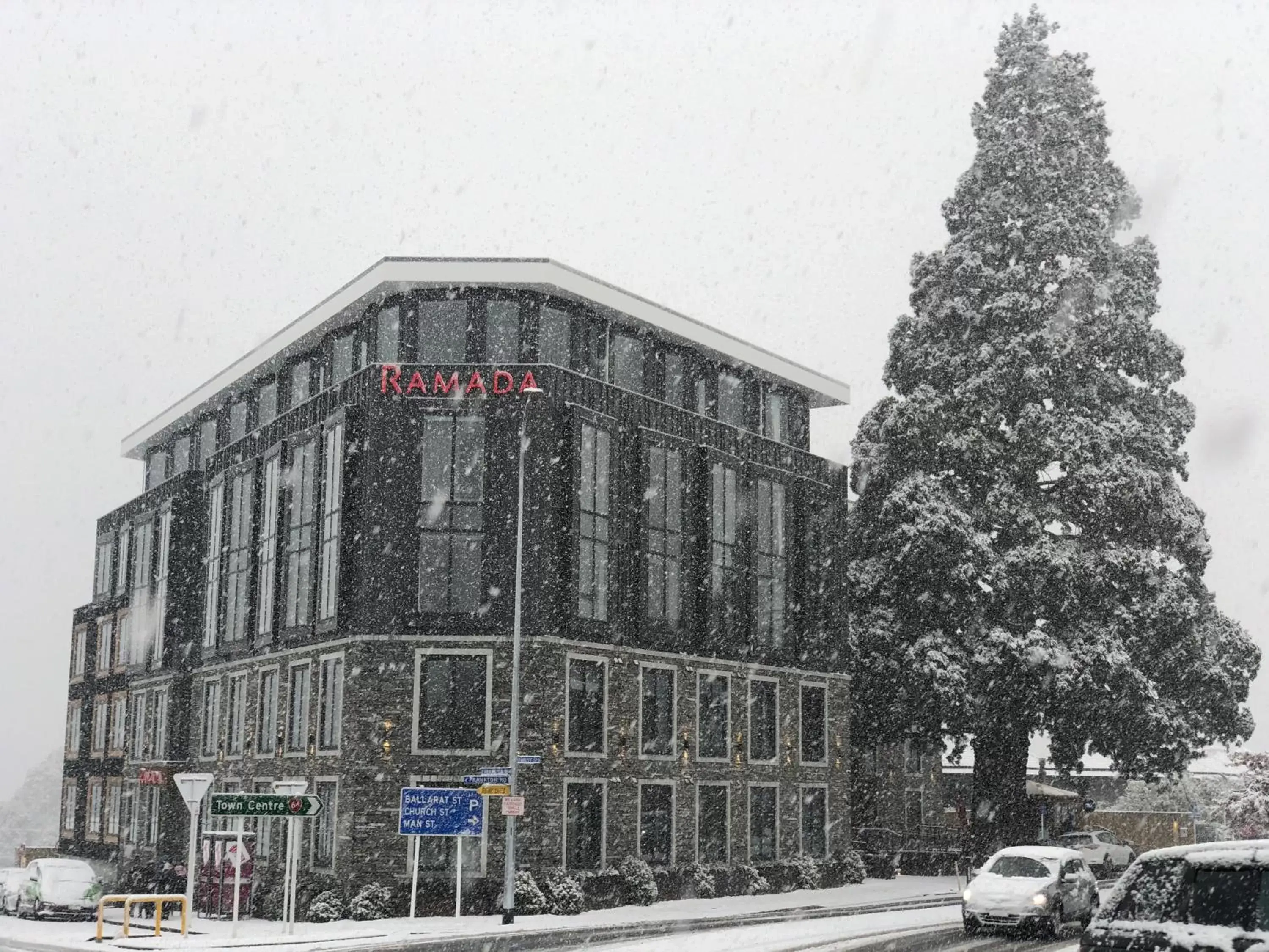 Property building, Winter in Ramada Queenstown Central