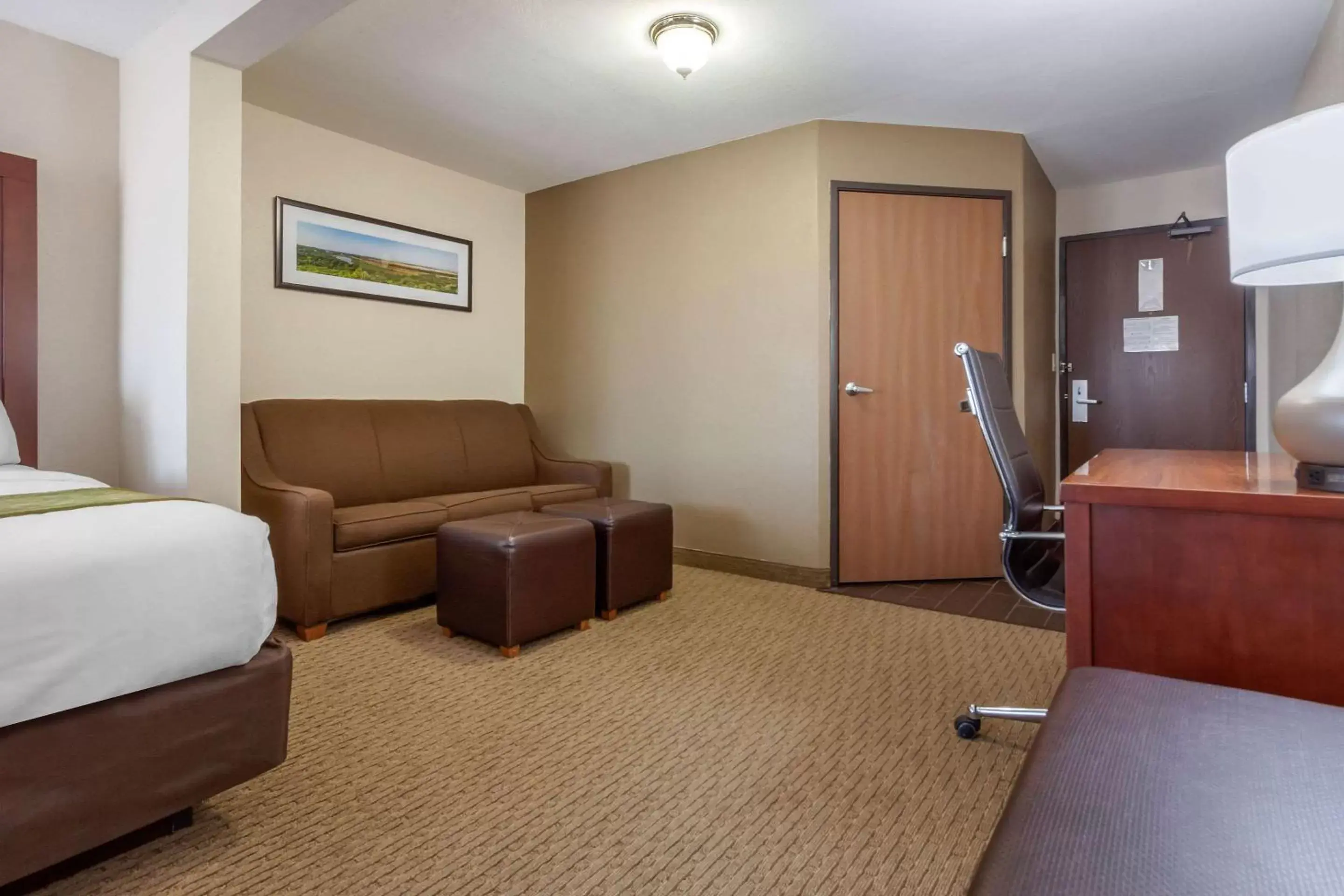 Photo of the whole room, Seating Area in Comfort Suites Omaha East-Council Bluffs