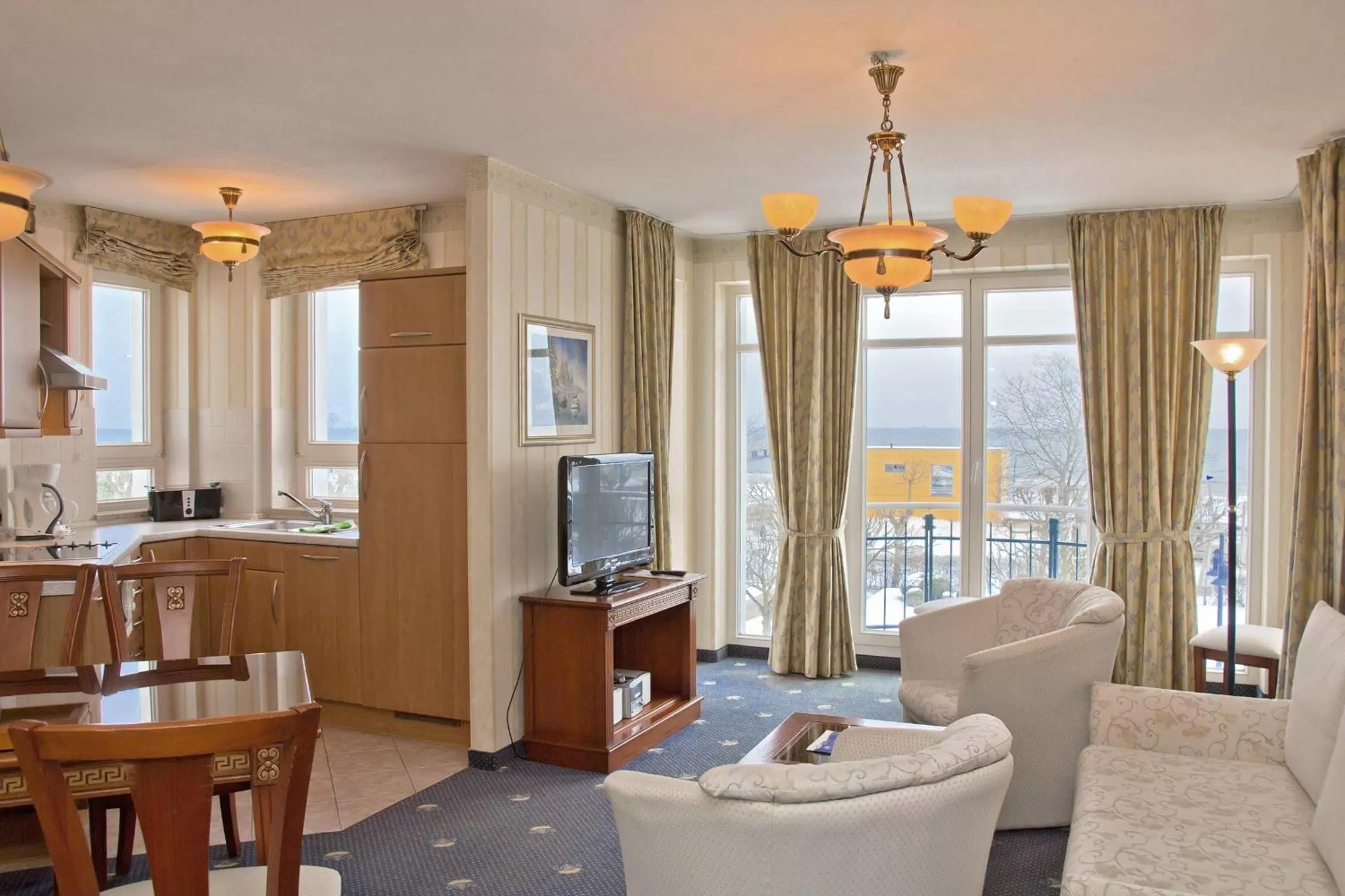 Living room in SEETELHOTEL Ostseeresidenz Ahlbeck