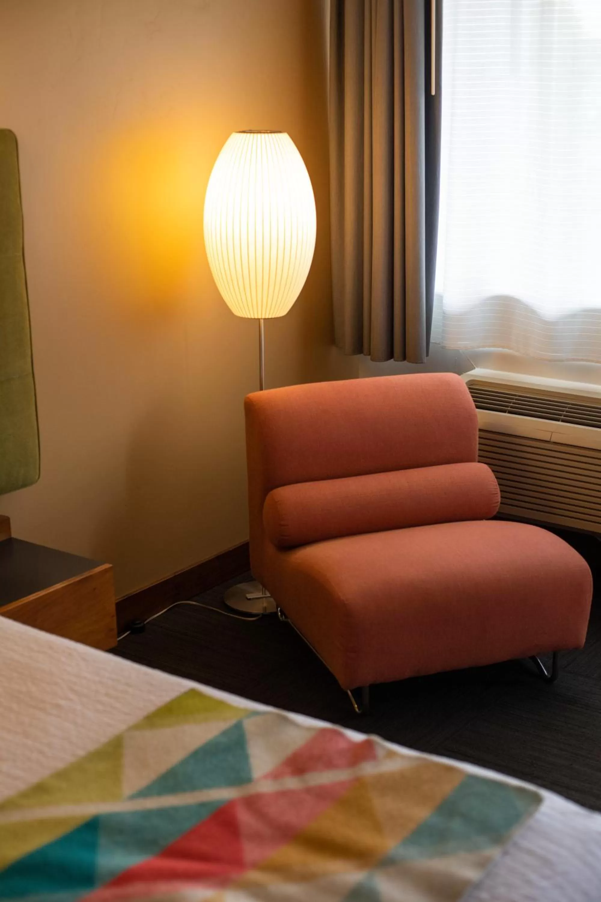 Seating area, Bed in Modern Hotel