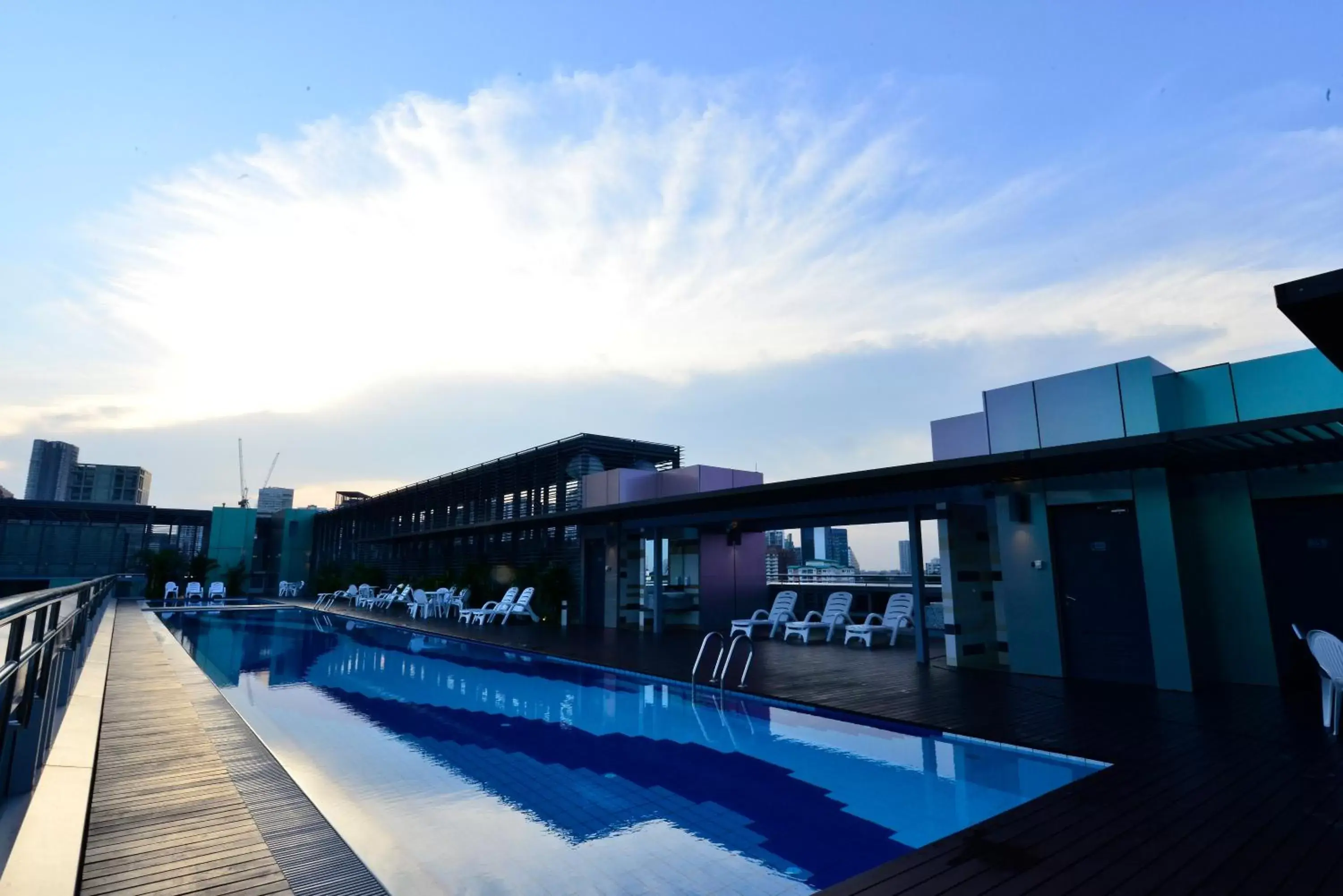 Swimming pool, Property Building in Hotel Chancellor@Orchard