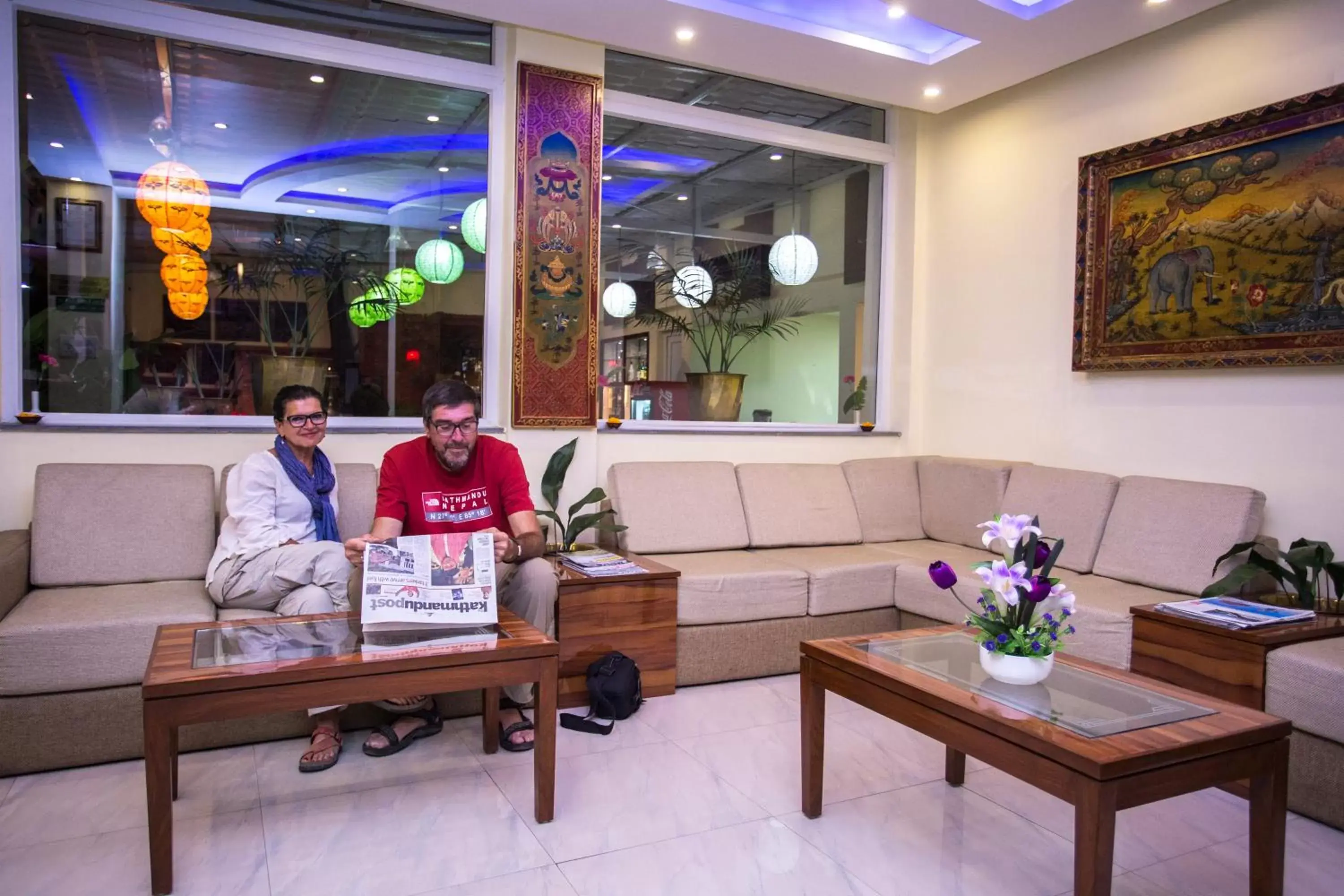 Lobby or reception in Aryatara Kathmandu Hotel