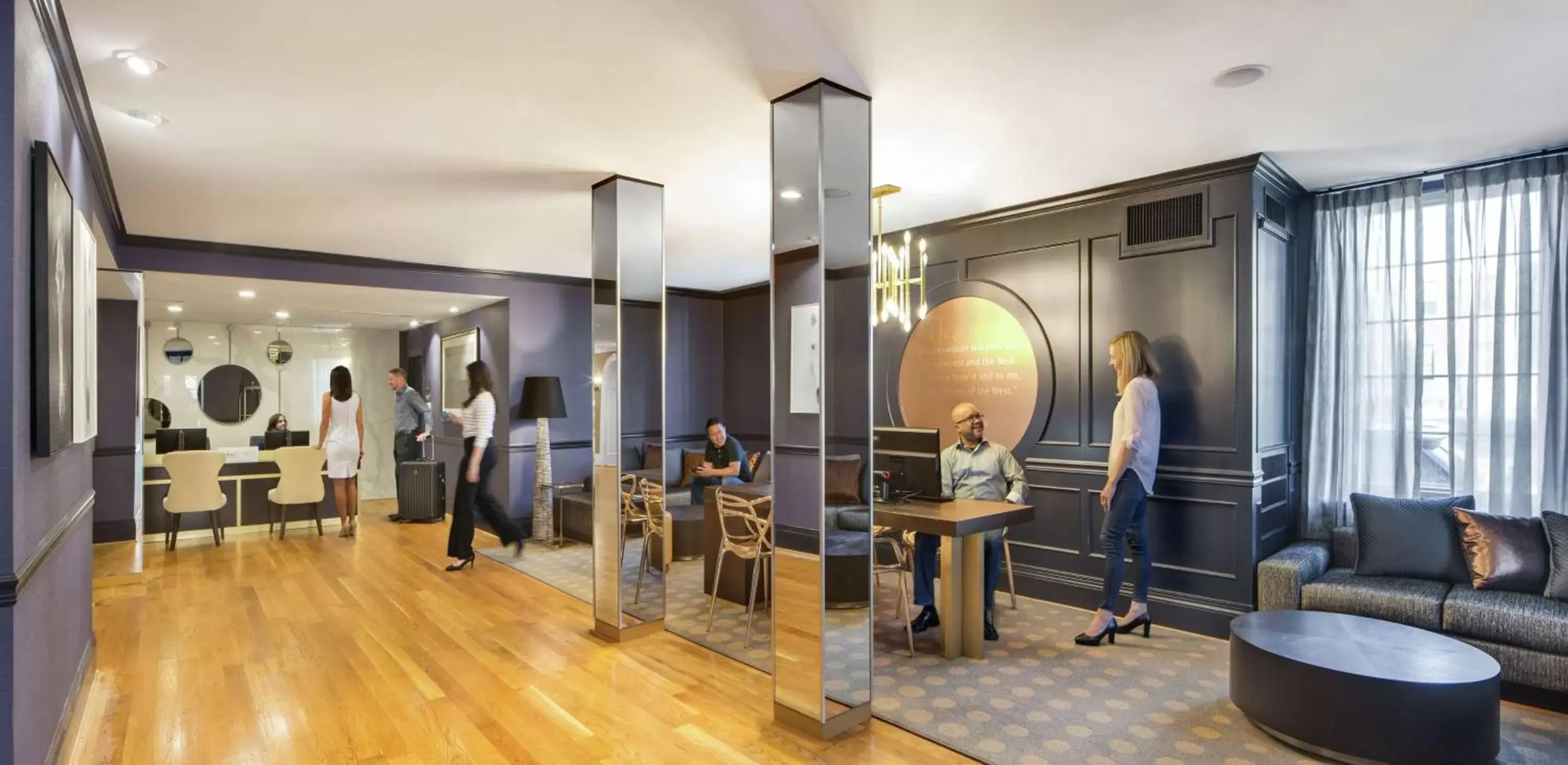 Lobby or reception in The Sire Hotel Lexington, Tapestry Collection by Hilton Lobby or reception in The Sire Hotel Lexington, Tapestry Collection by Hilton