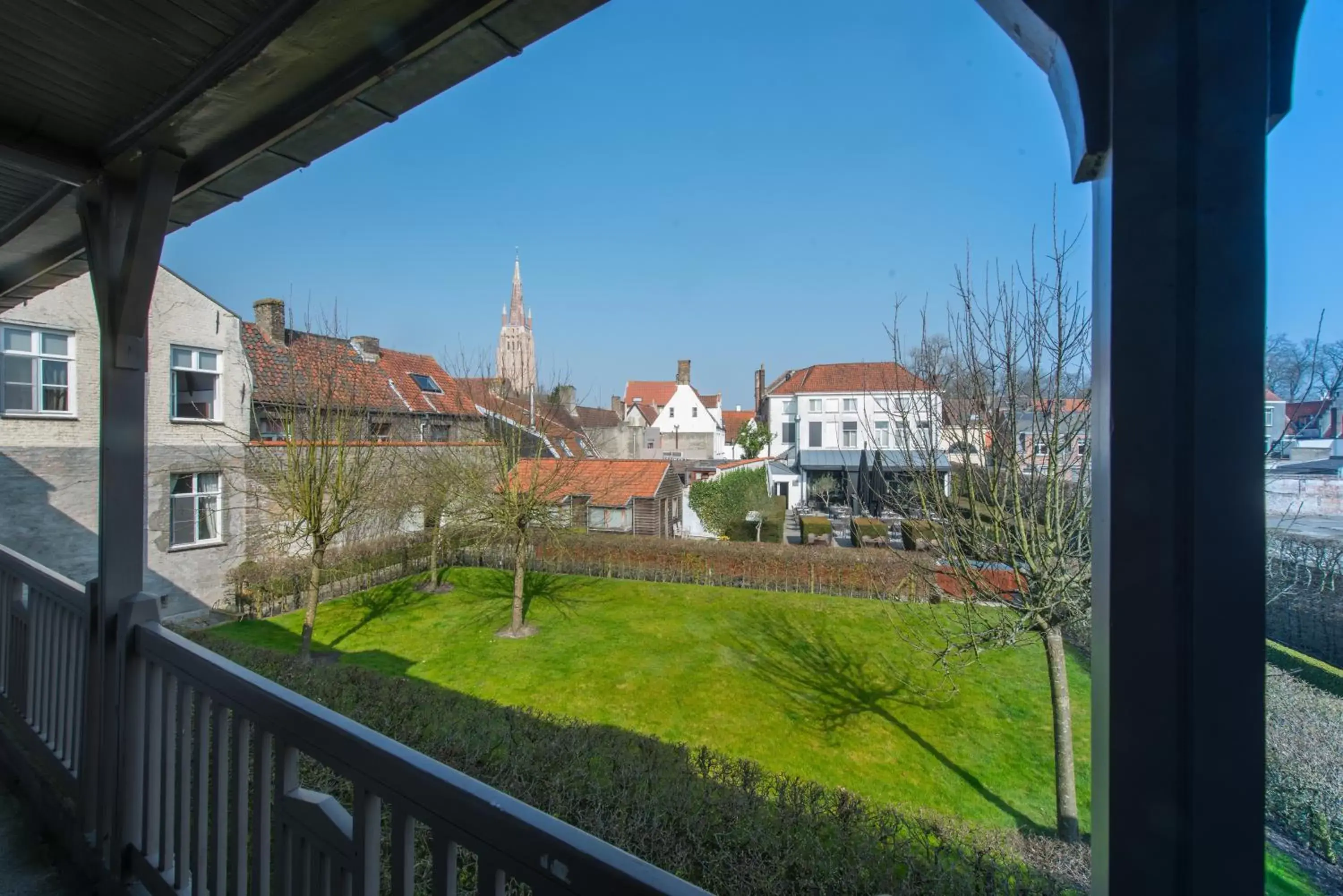 Garden in Hotel Montanus