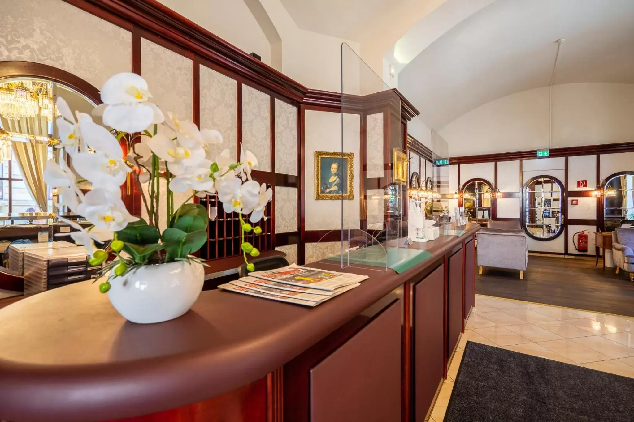 Lobby or reception, Lobby/Reception in Hotel Am Schubertring