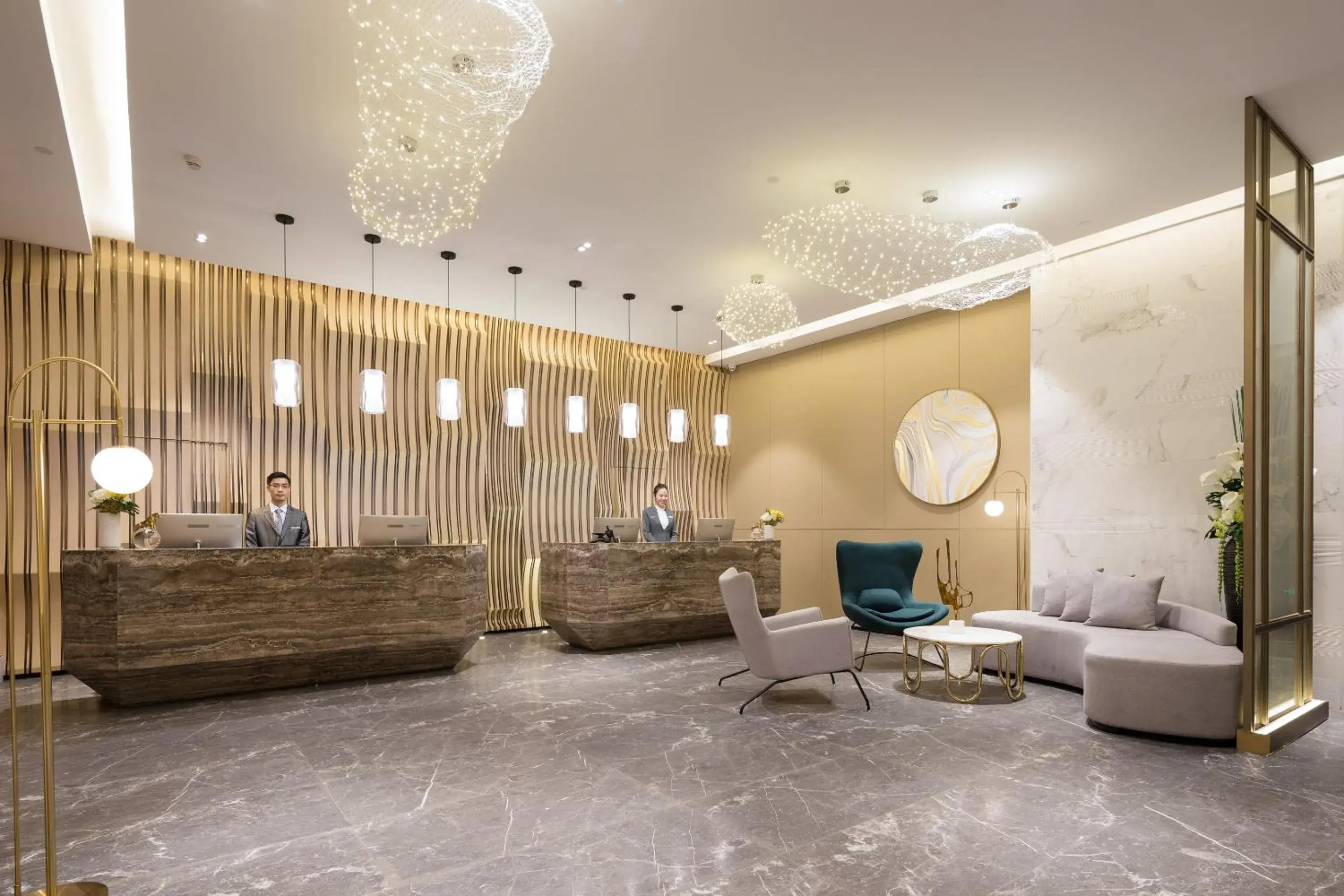 Lobby or reception in Buddy Hotel-Free Shuttle to Canton Fair Complex during Canton Fair Period Lobby or reception in Buddy Hotel-Free Shuttle to Canton Fair Complex during Canton Fair Period