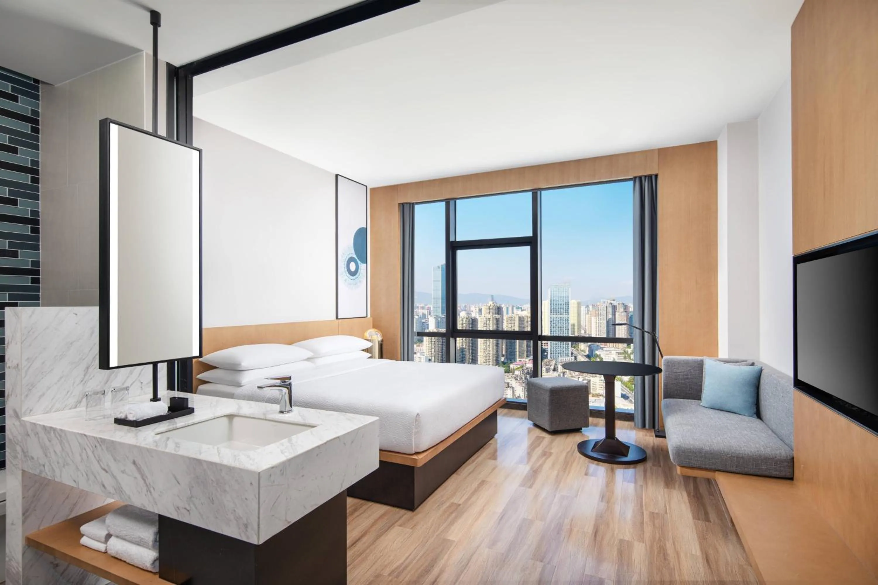 Photo of the whole room, Bed in Fairfield by Marriott Kunming Xinying