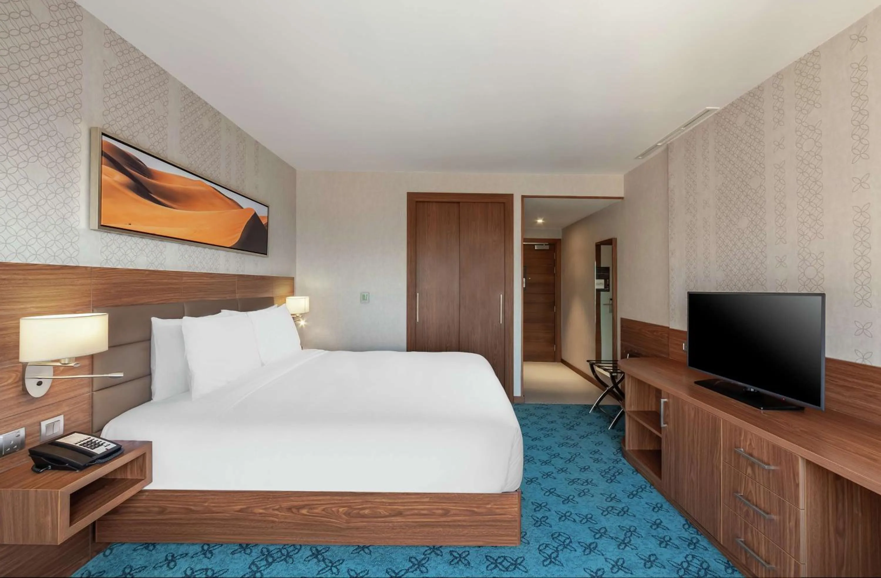 Toilet, Bed in DoubleTree by Hilton Dubai Al Jadaf
