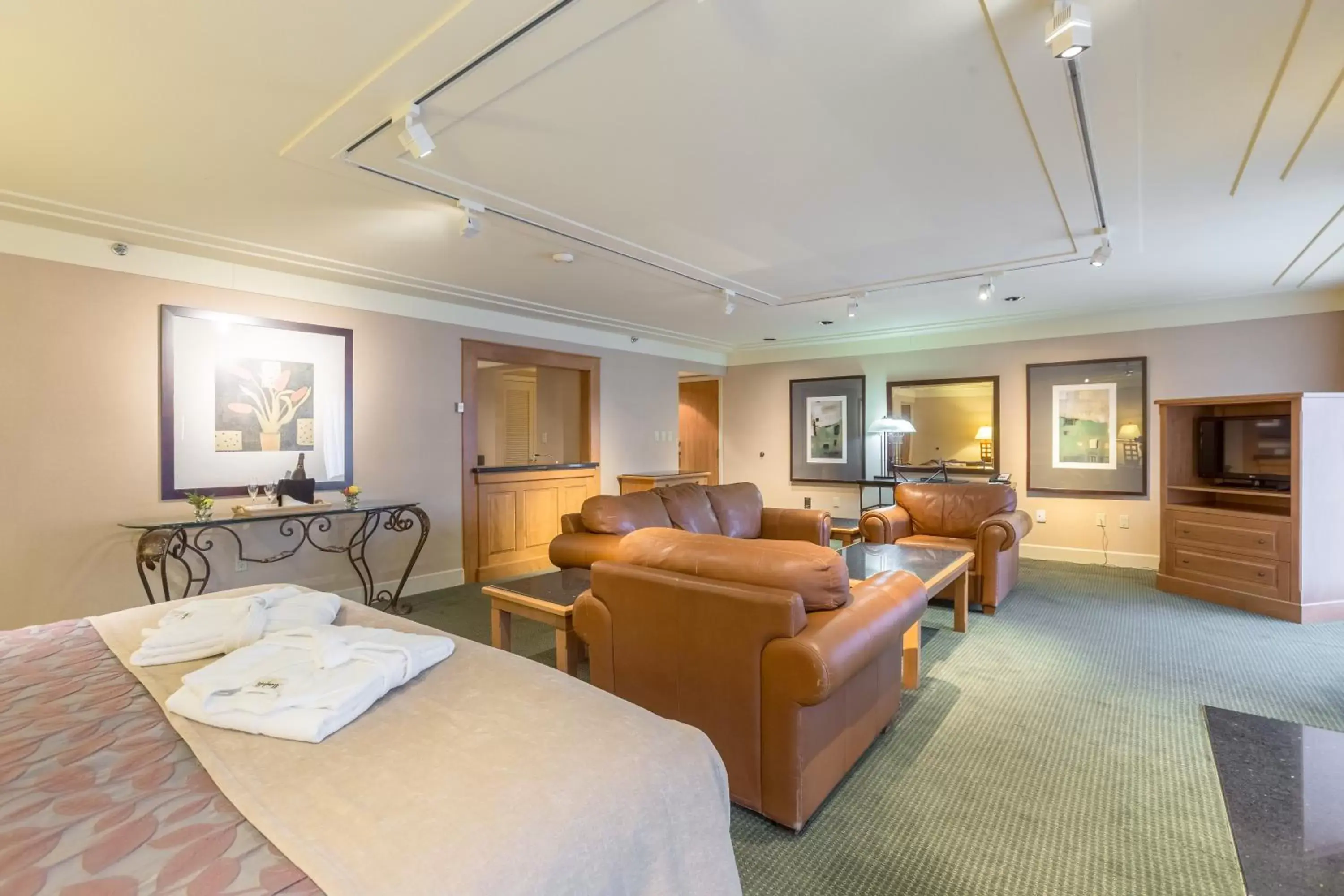 Living room, Seating Area in Banff Park Lodge