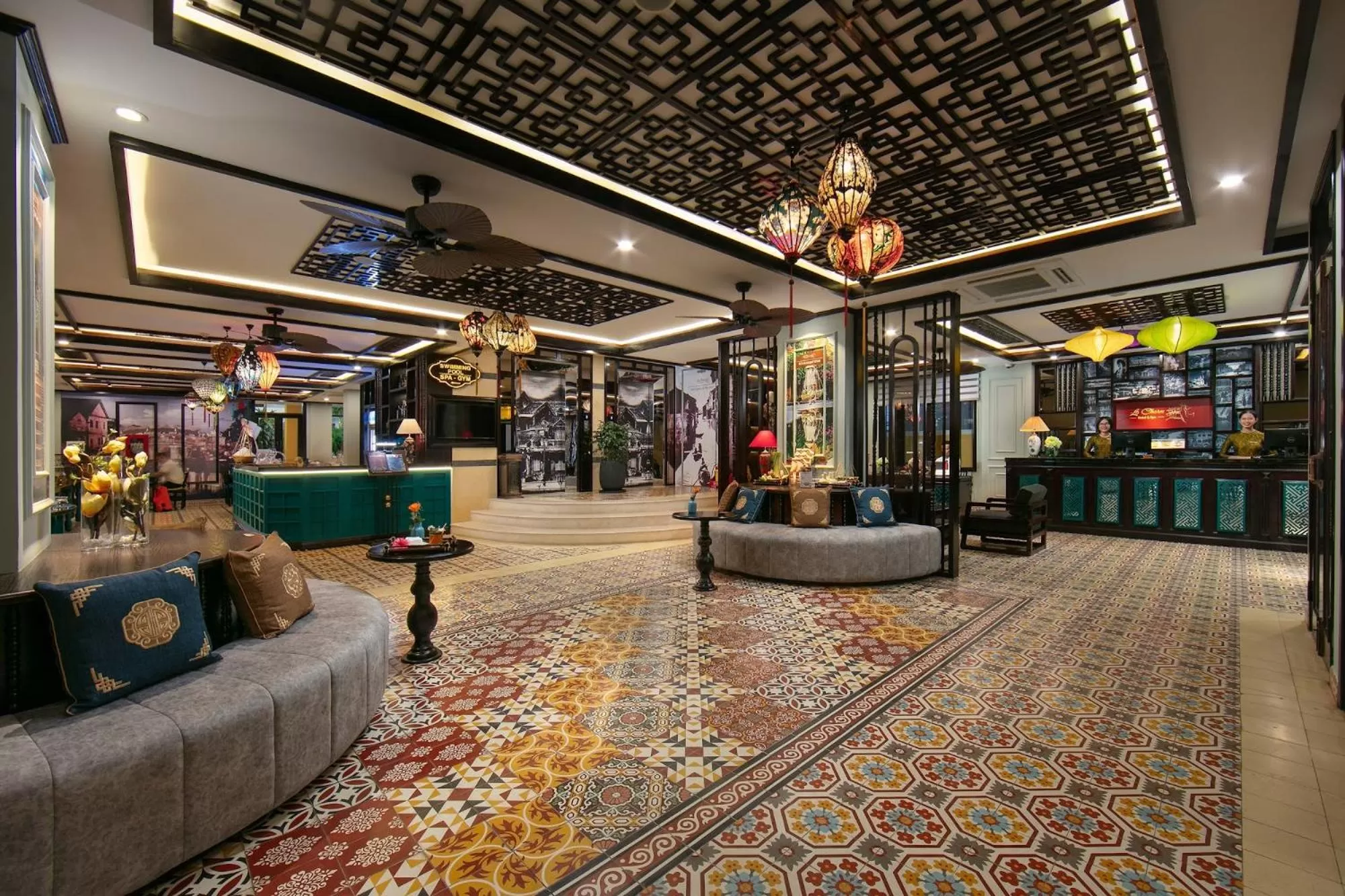 Lobby or reception in La Charm Hoi An Hotel & Spa