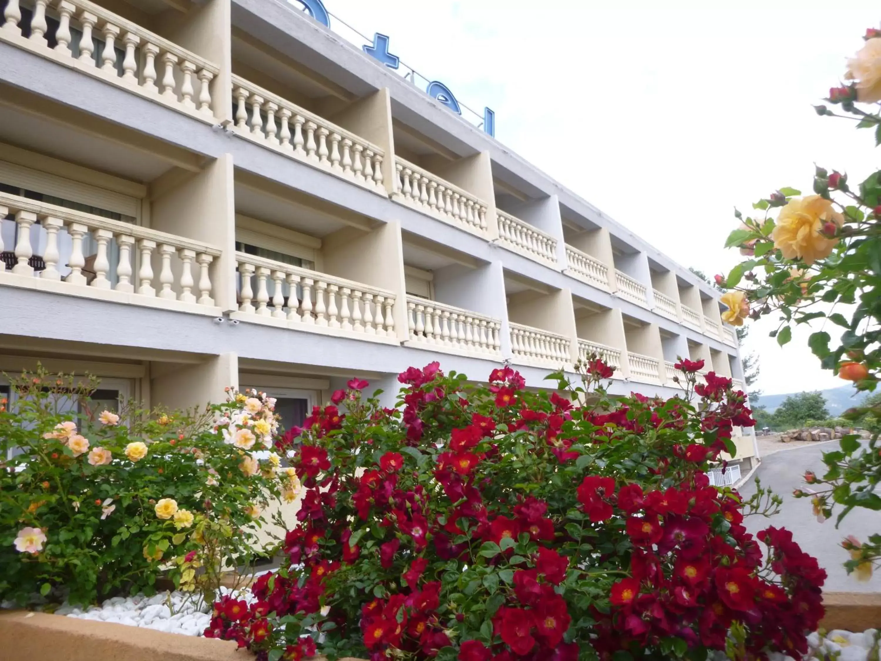 Property Building in Logis Hotel Le Col De L'ange