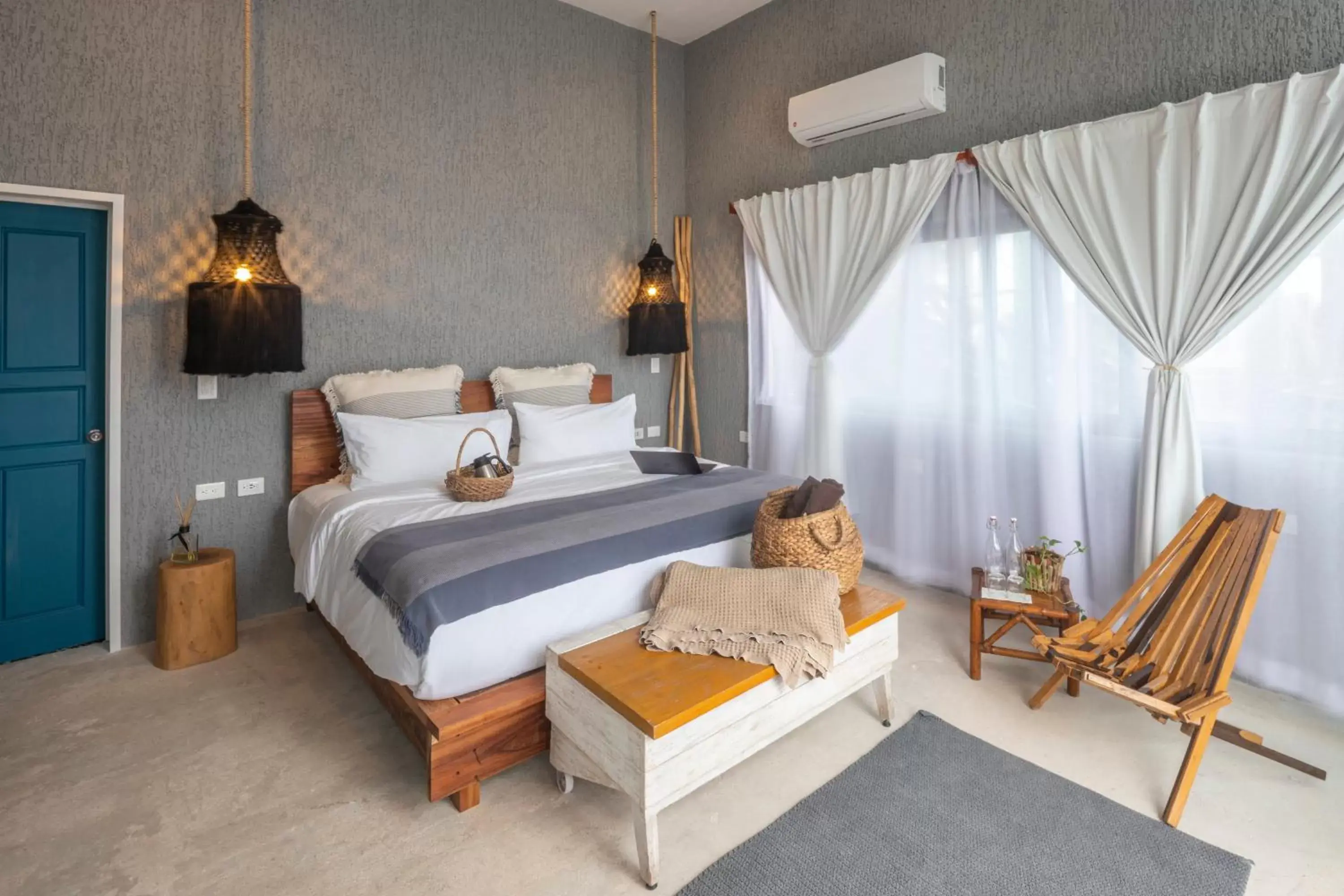 Bedroom, Bed in Hotelito Azul