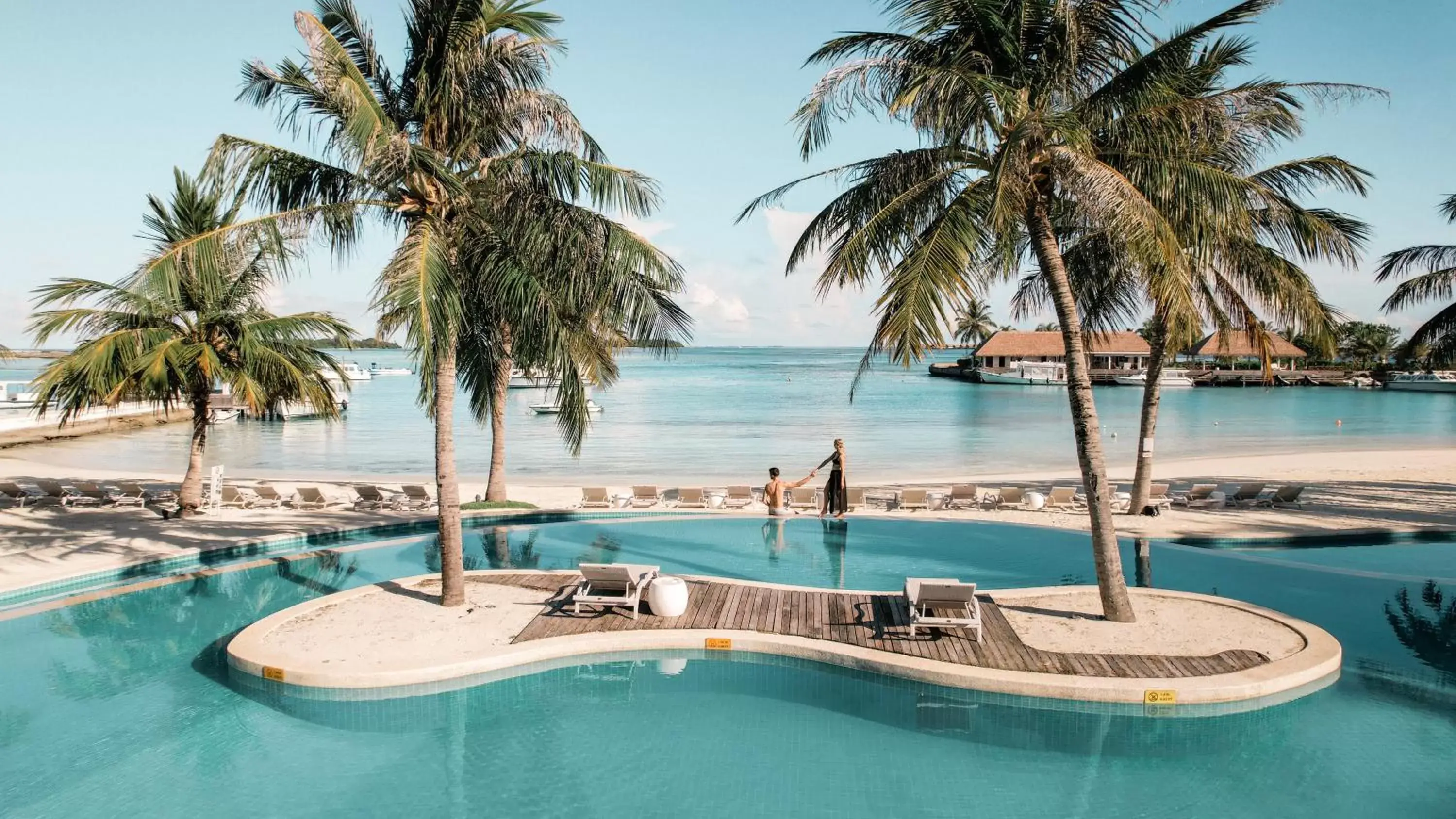 Pool view, Swimming Pool in Holiday Inn Resort Kandooma Maldives - Kids Stay & Eat Free