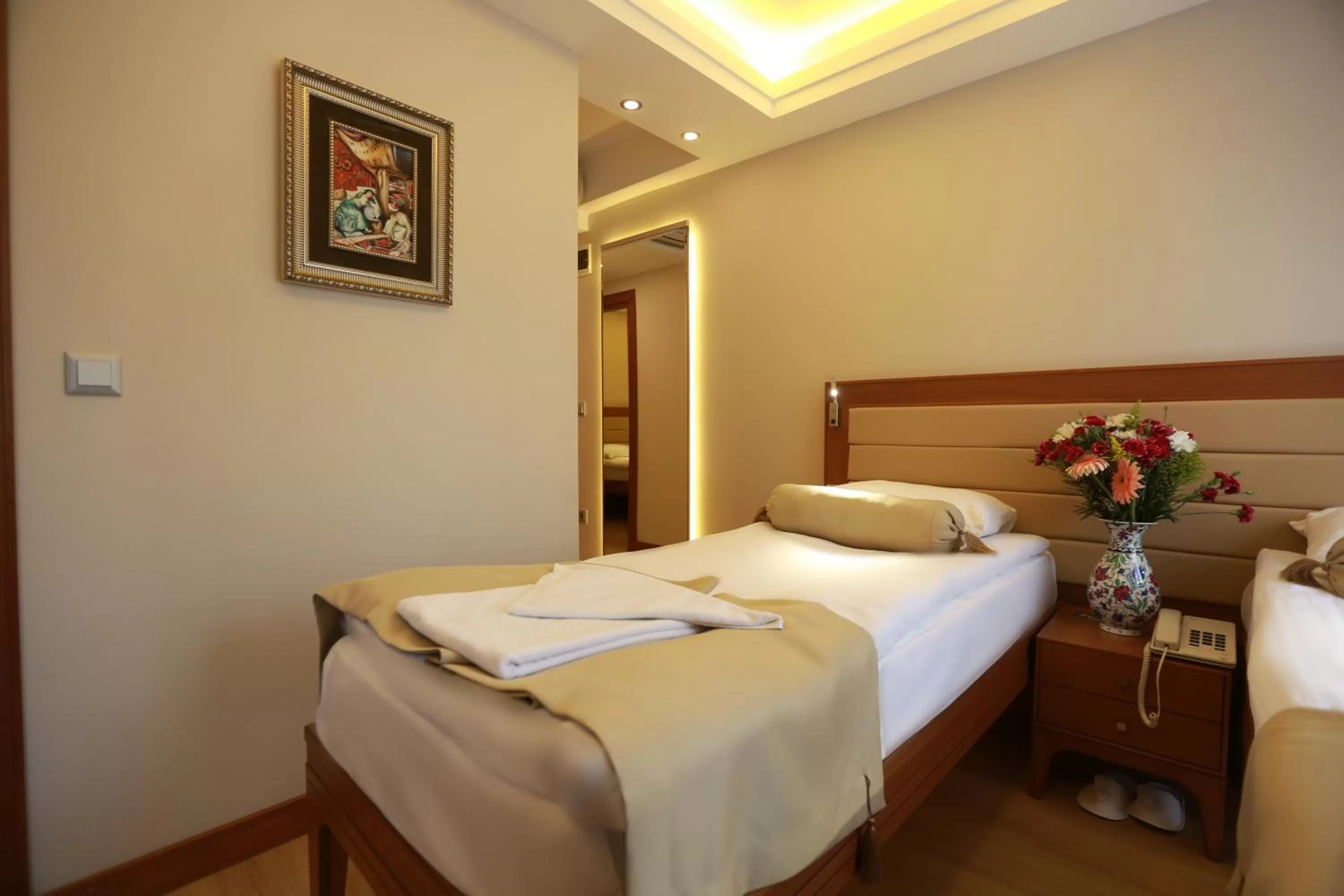 Decorative detail, Bed in Sirkeci Park Hotel