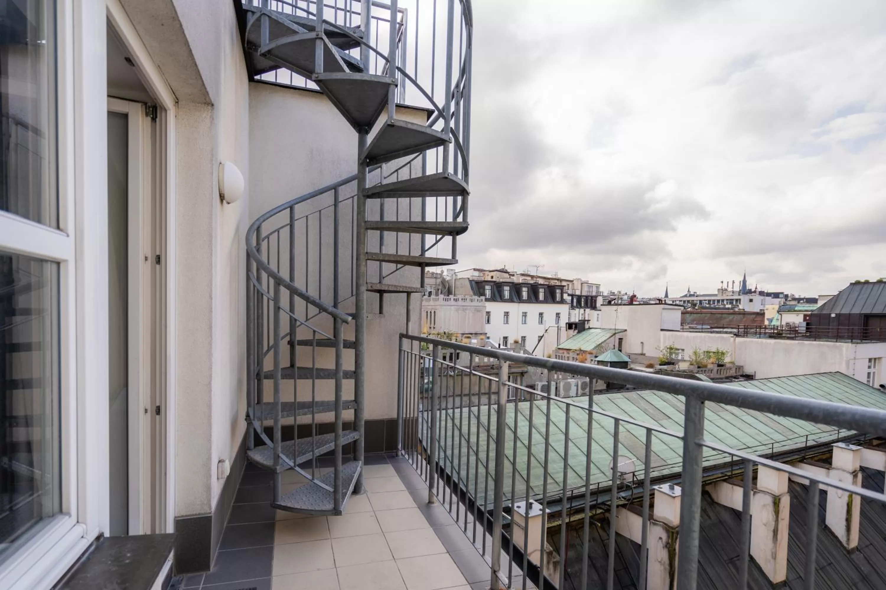 Balcony/Terrace in EA ApartHotel Melantrich