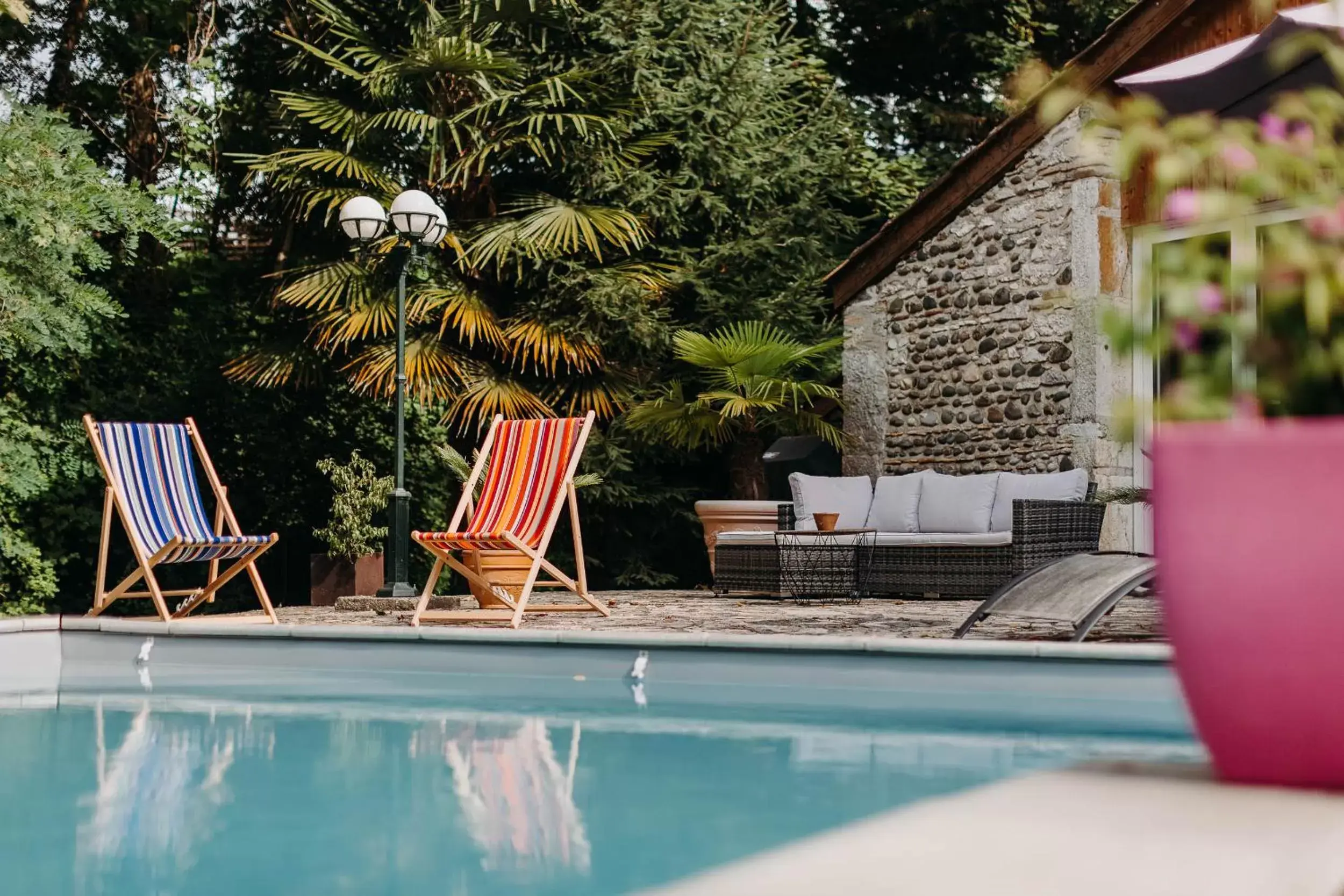 Garden, Swimming Pool in Le moulin des Sens