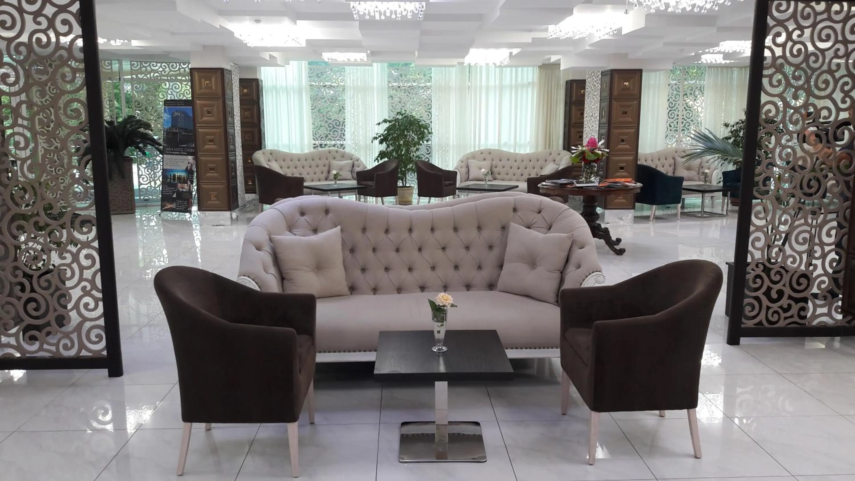 Lobby or reception in Aria Hotel Chisinau