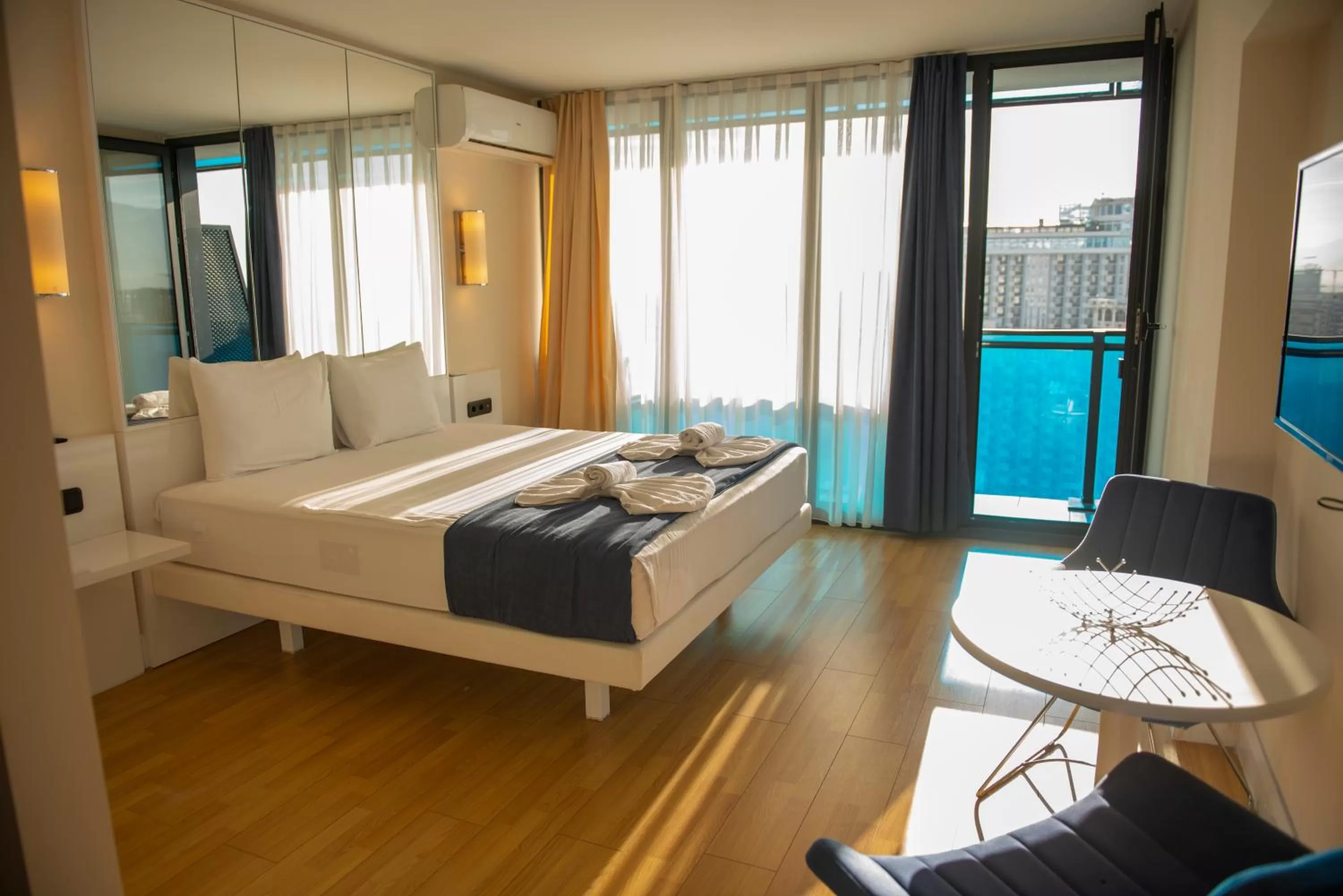 Bed in Orbi City Batumi Black Sea Arena