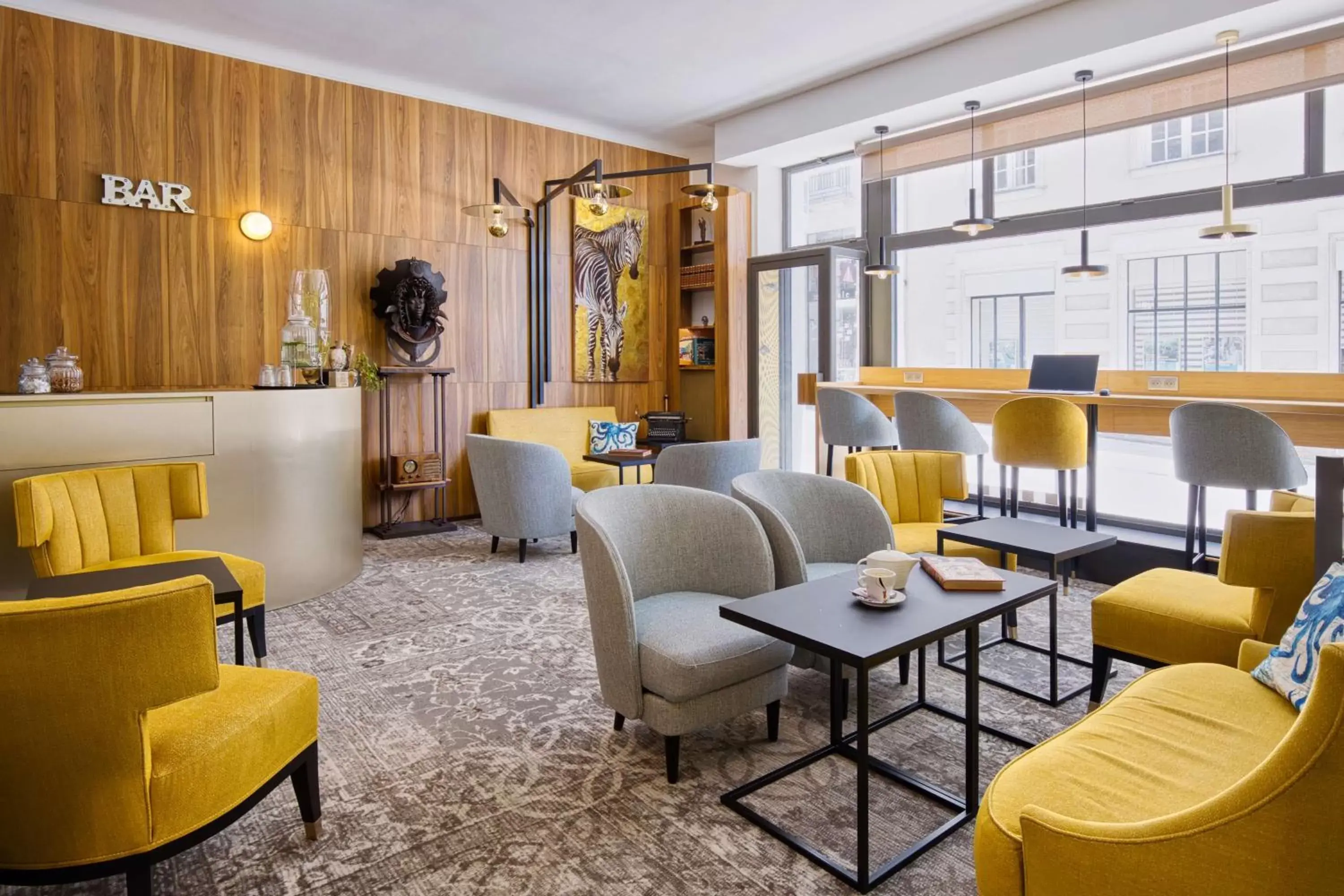 Lobby or reception, Lounge/Bar in Best Western Hotel Graslin