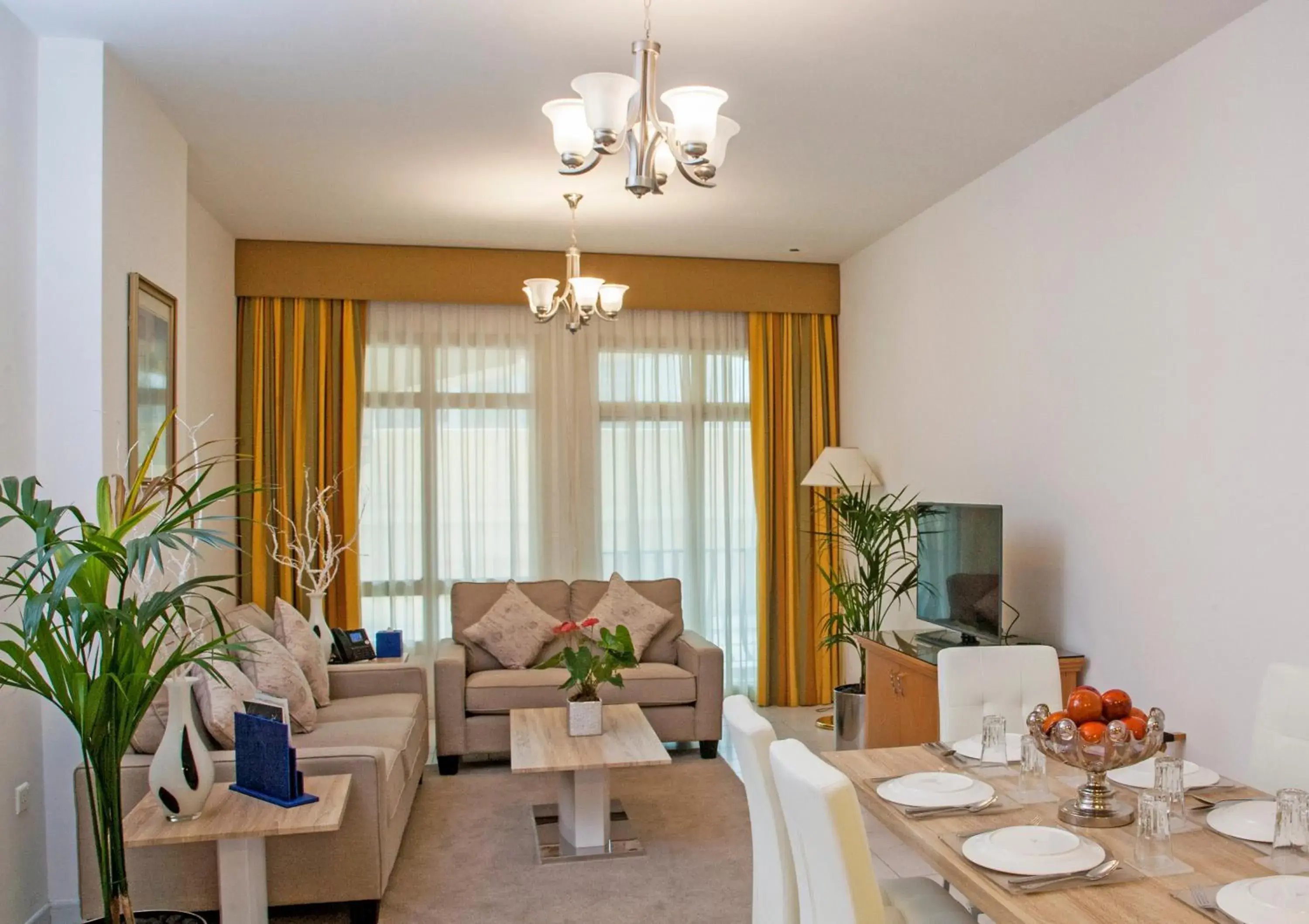 Living room, Seating Area in Roda Al Murooj Residences