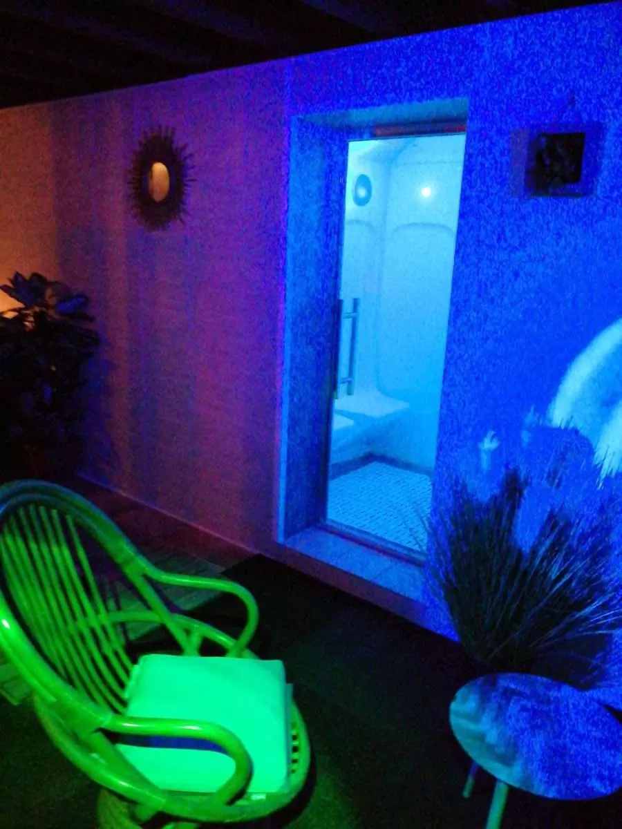 Steam room in A l'Orée du Parc